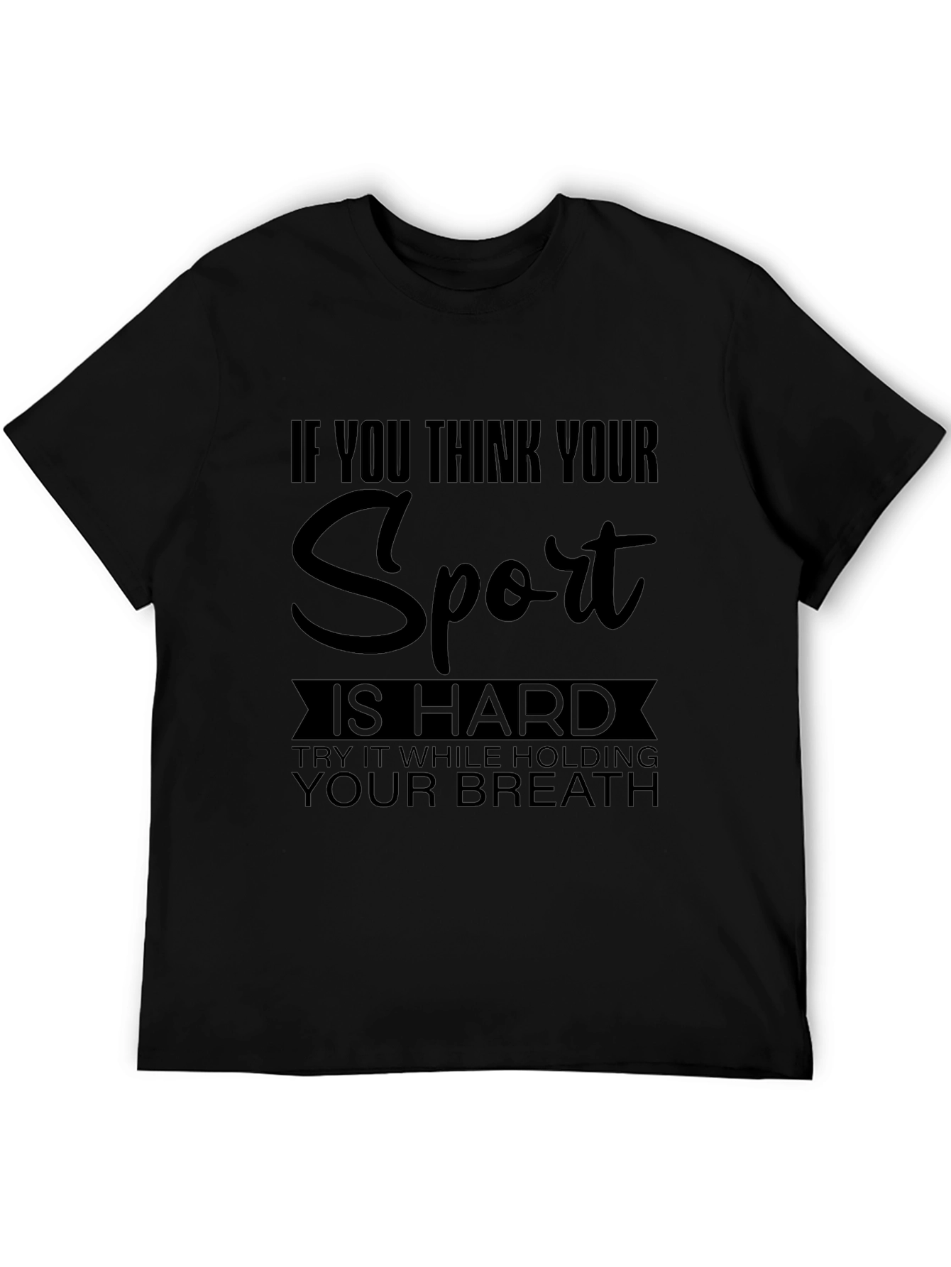Funny Sport T-Shirt - Holding Your Breath