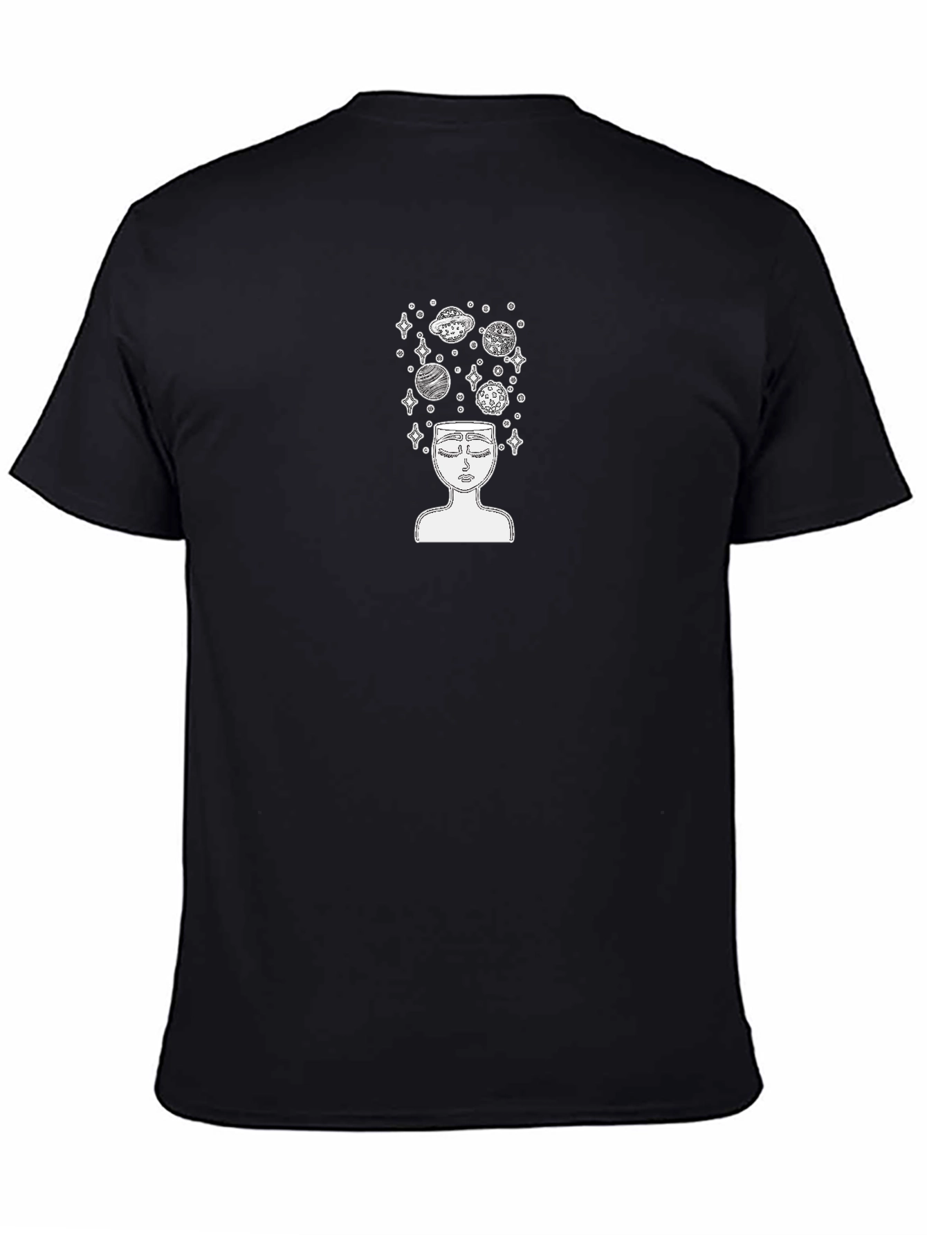 Cosmic Thoughts Black T-Shirt