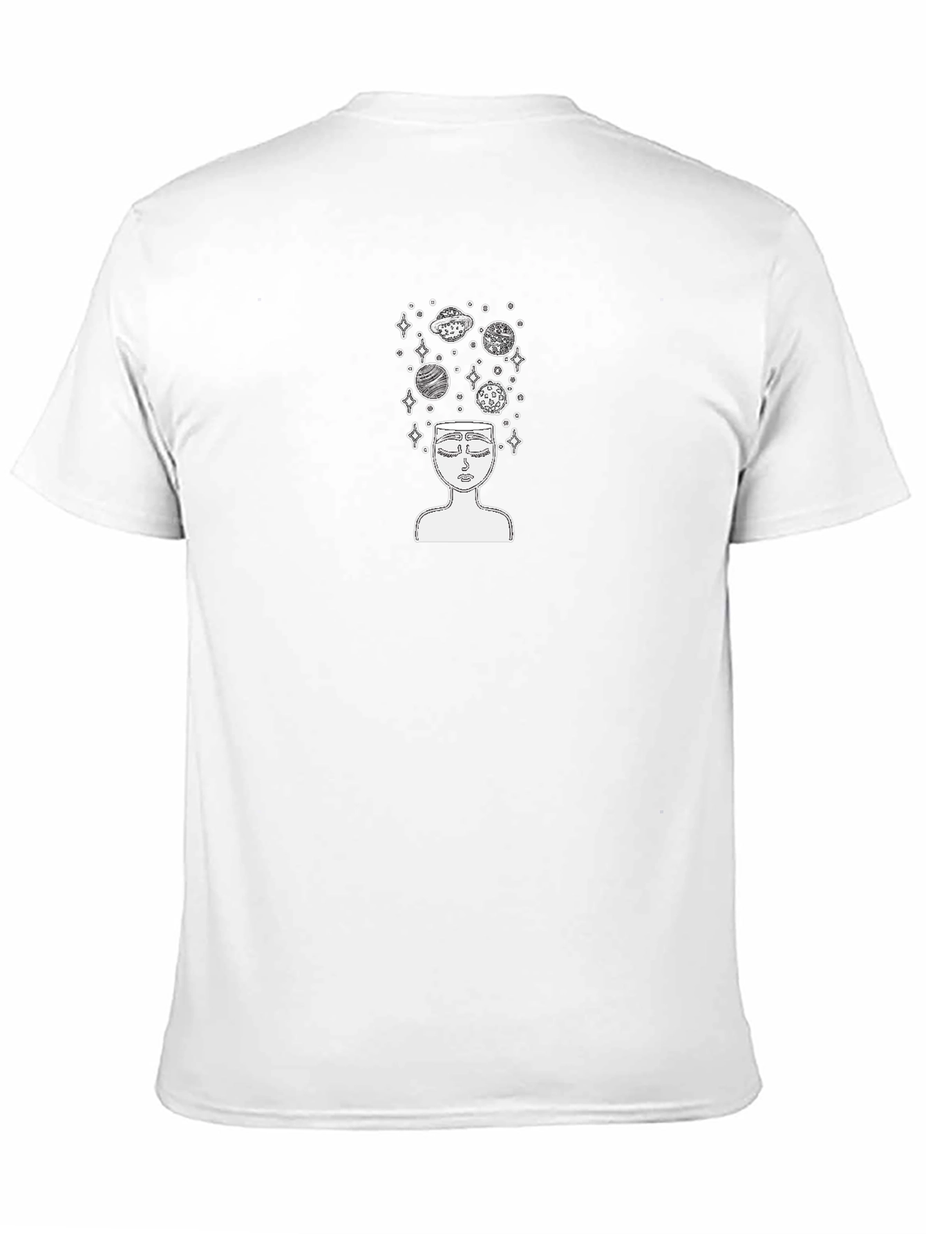 Cosmic Thoughts Black T-Shirt