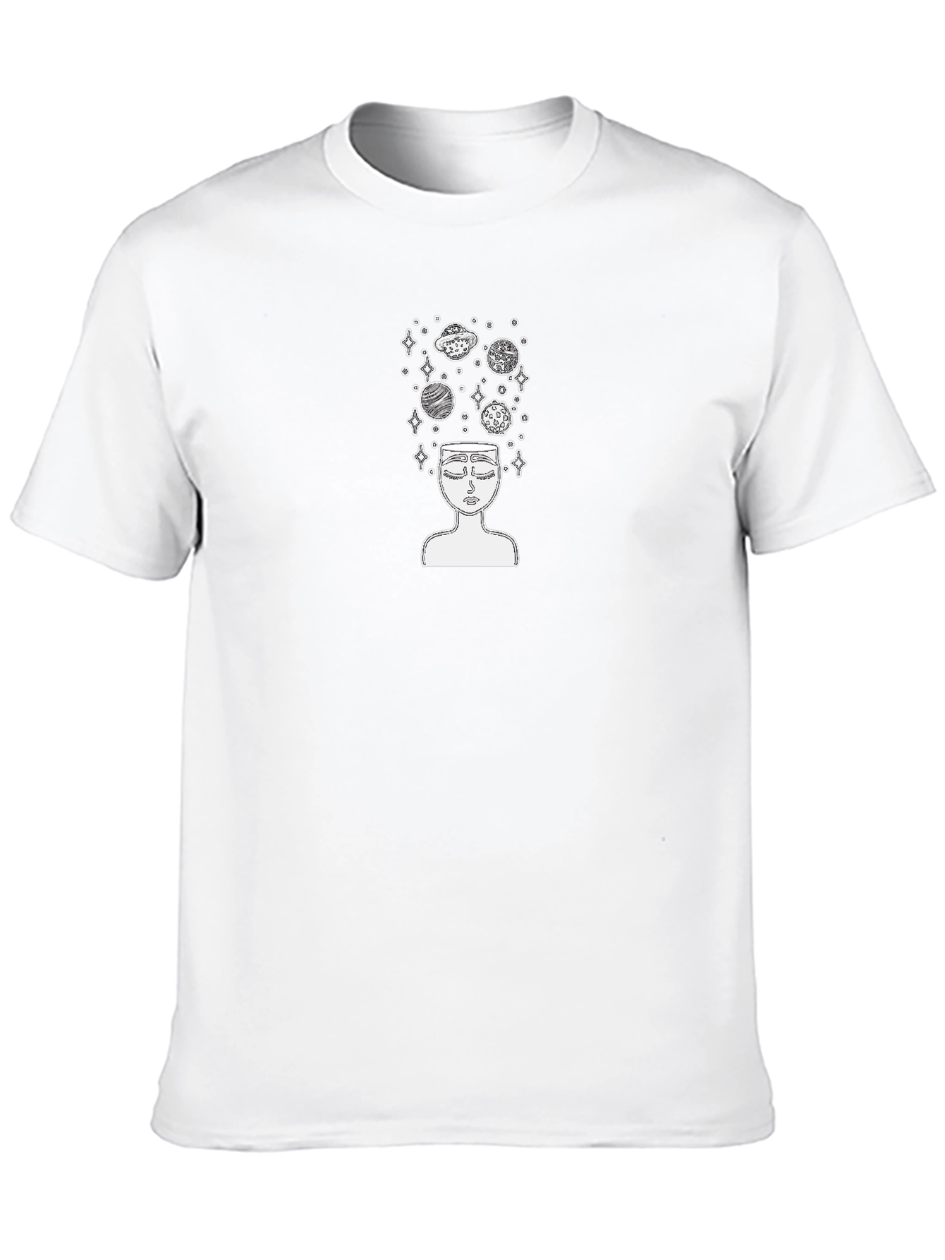 Cosmic Thoughts Black T-Shirt