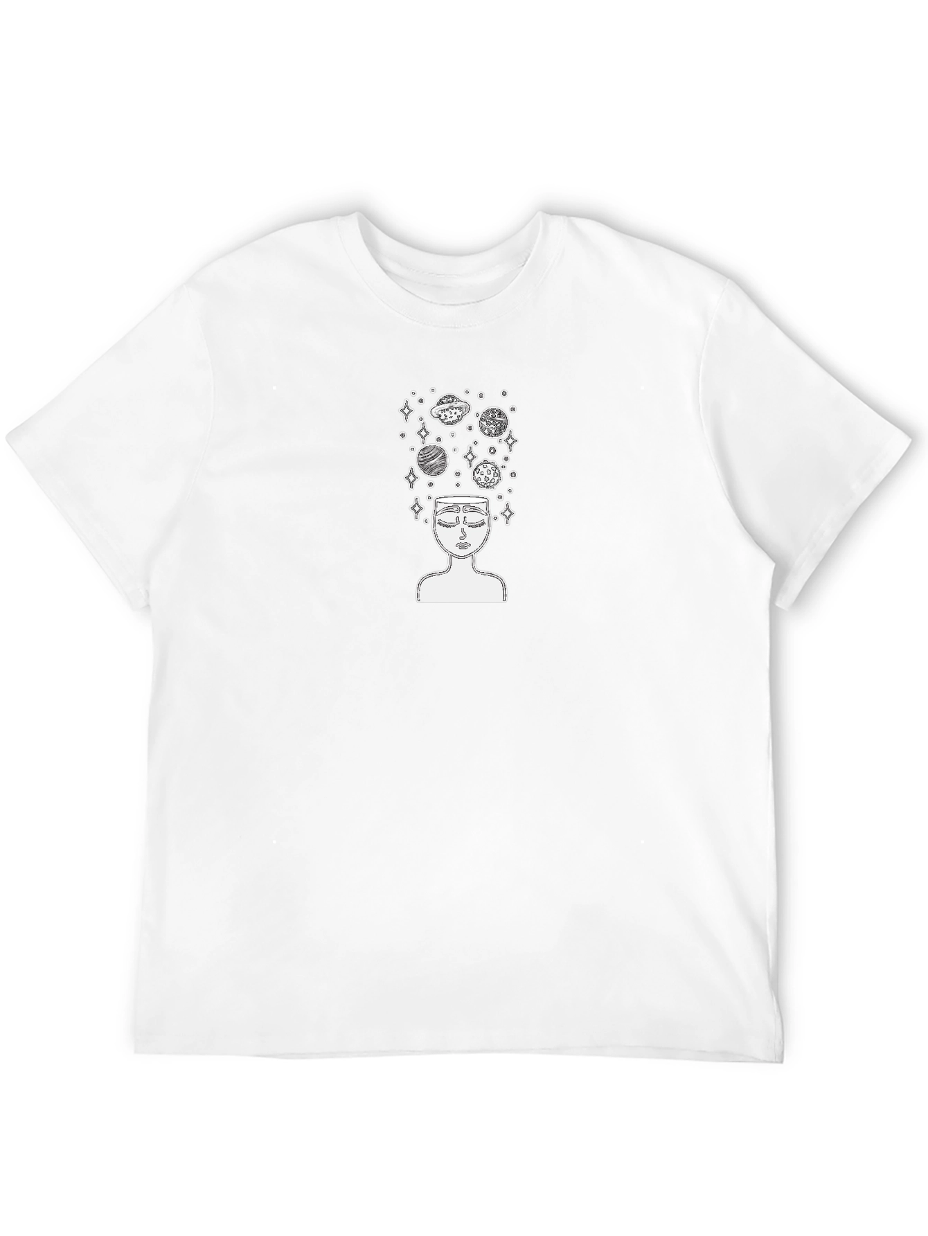 Cosmic Thoughts Black T-Shirt
