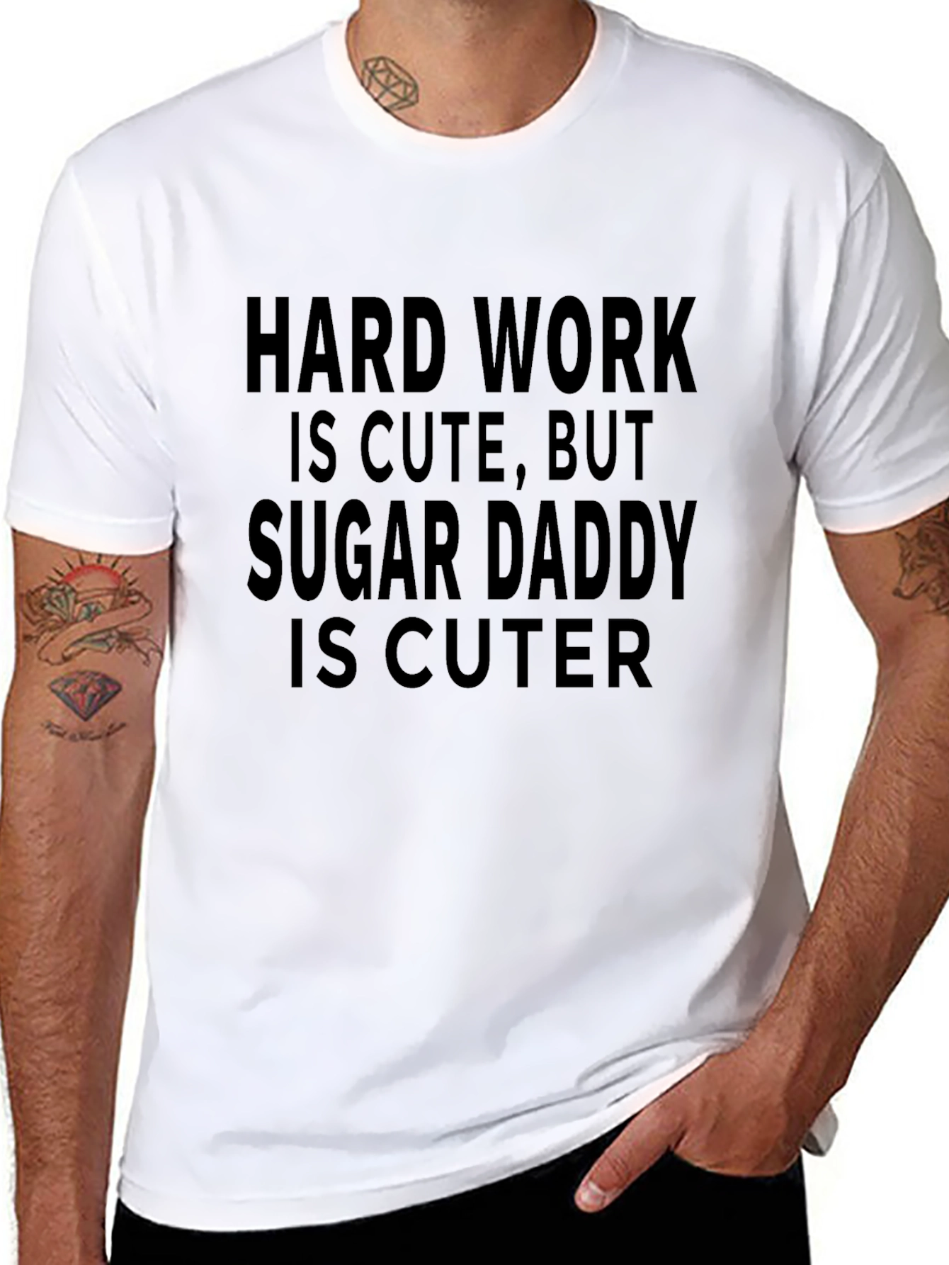 Sugar Daddy Cuter Black T-Shirt