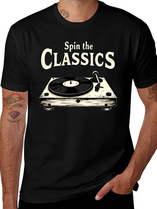 Spin the Classics Black T-Shirt