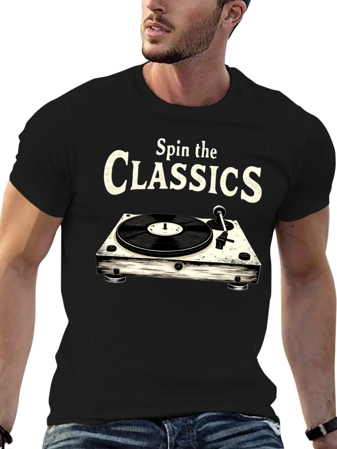 Spin the Classics Black T-Shirt