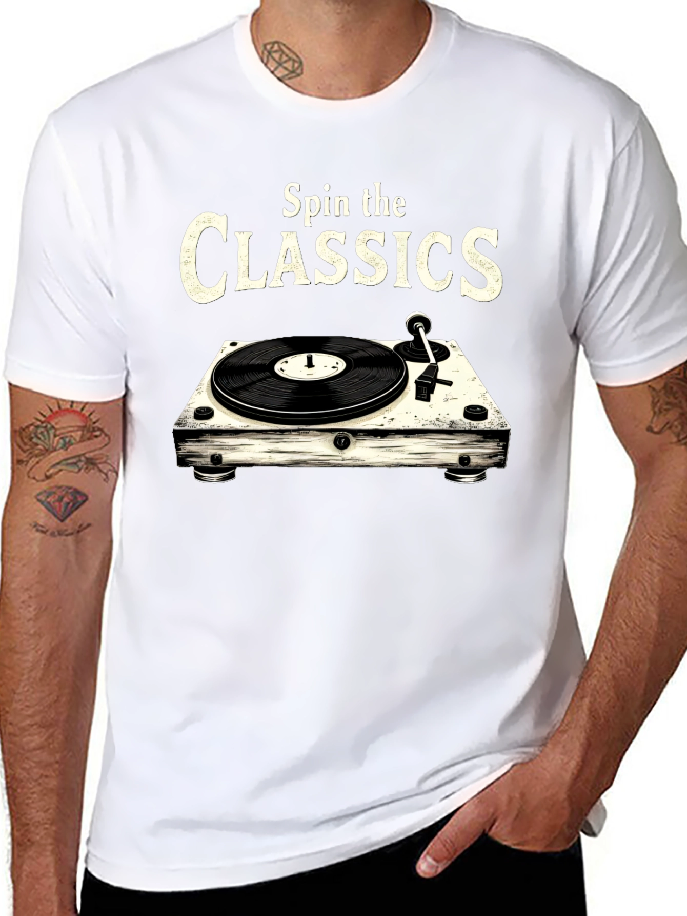 Spin the Classics Black T-Shirt