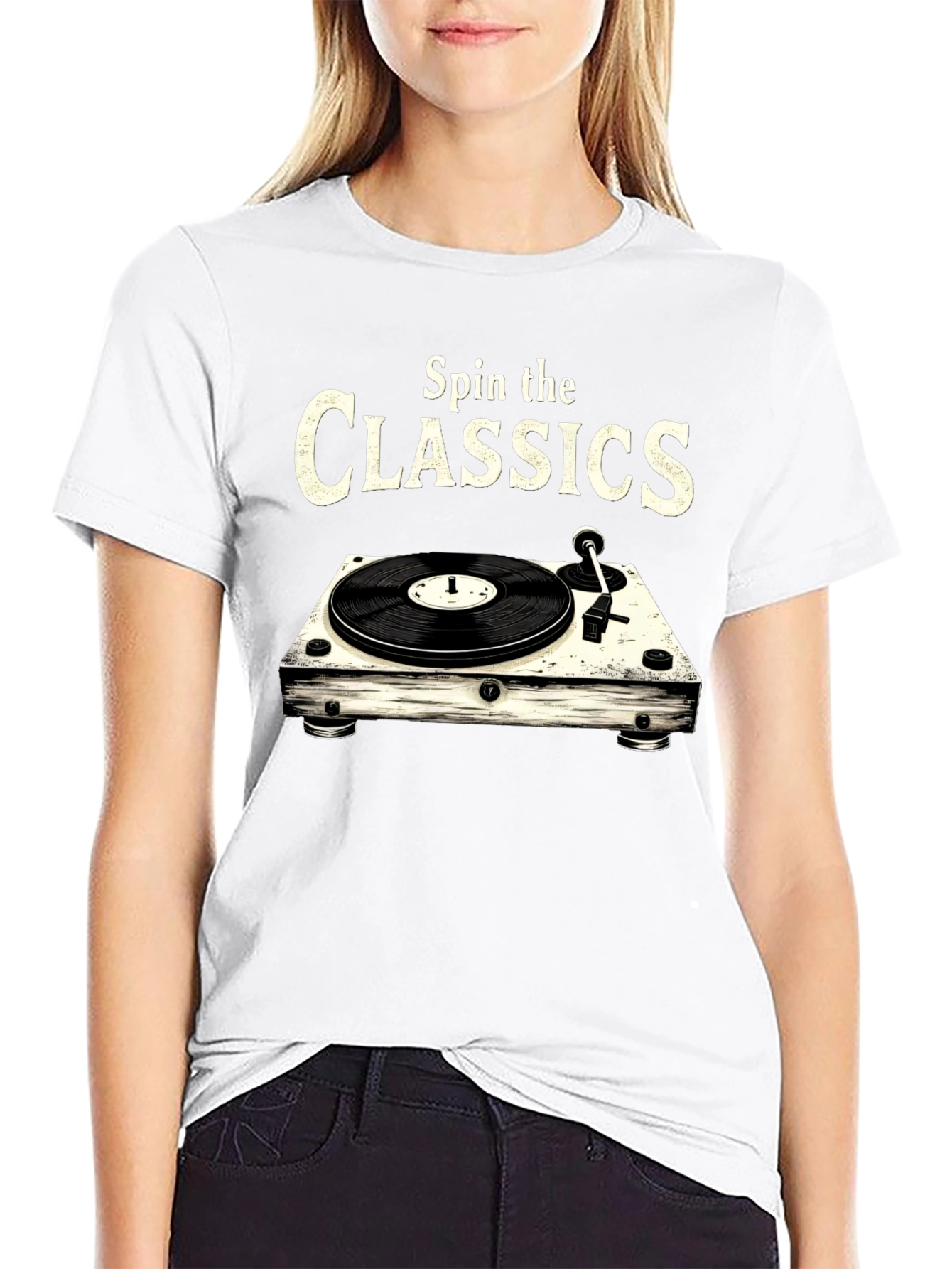 Spin the Classics Black T-Shirt