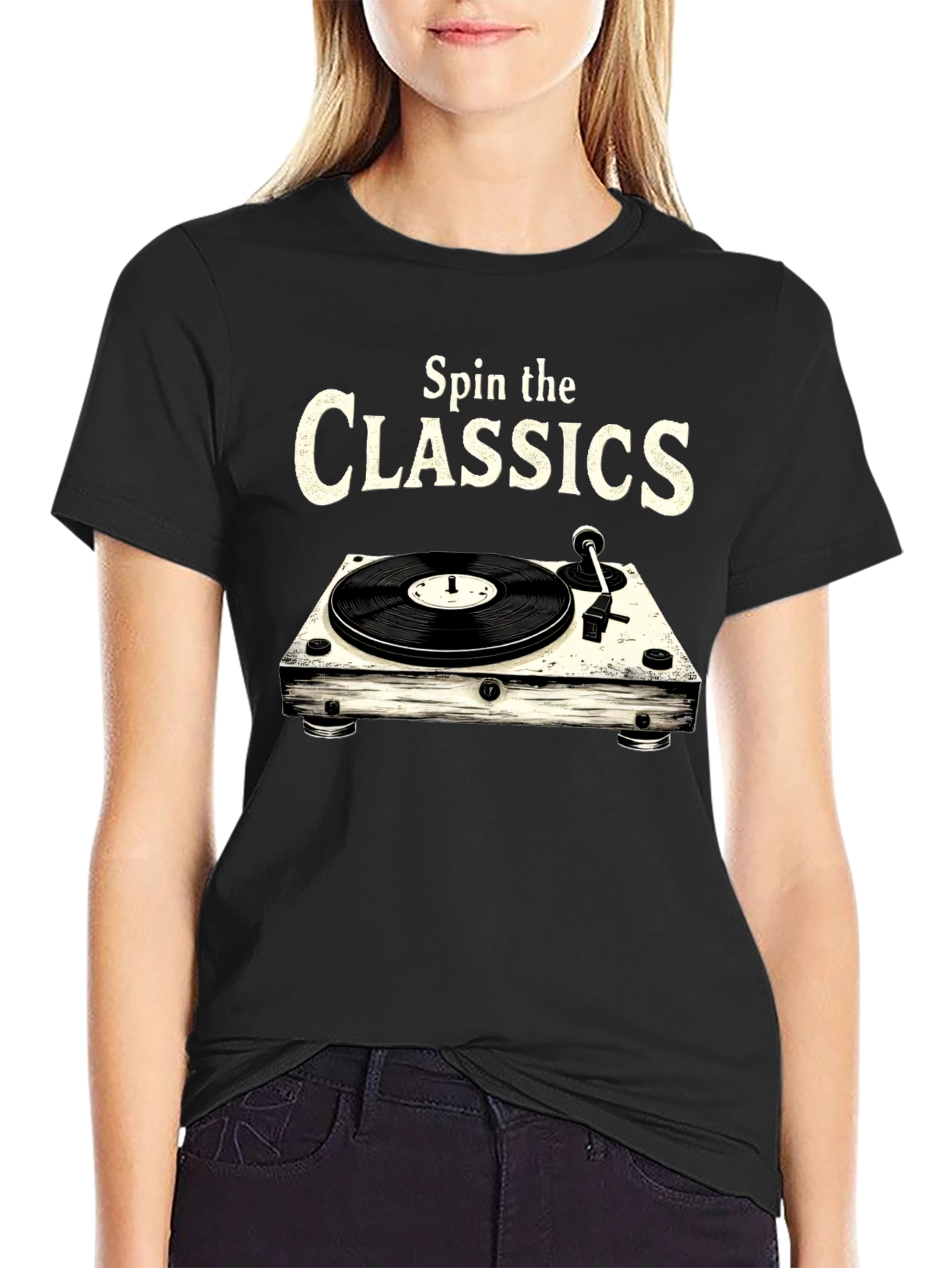 Spin the Classics Black T-Shirt