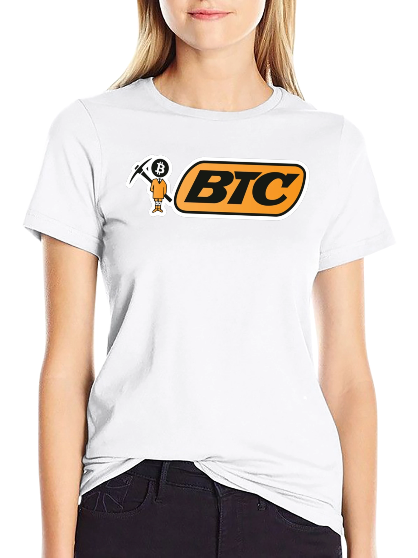 BTC Bitcoin Miner T-Shirt - Black Crypto Tee