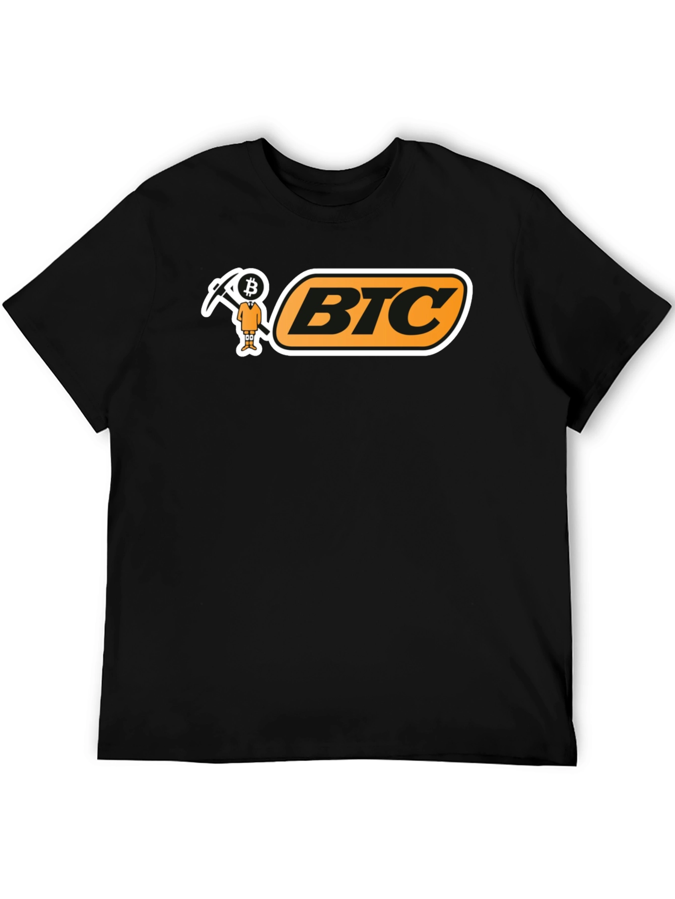 BTC Bitcoin Miner T-Shirt - Black Crypto Tee