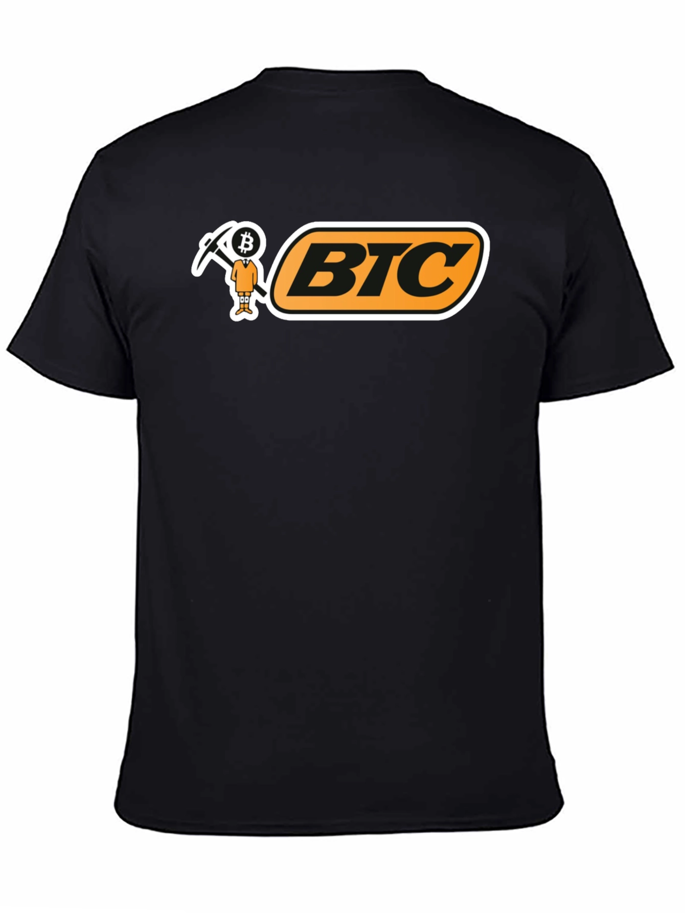 BTC Bitcoin Miner T-Shirt - Black Crypto Tee