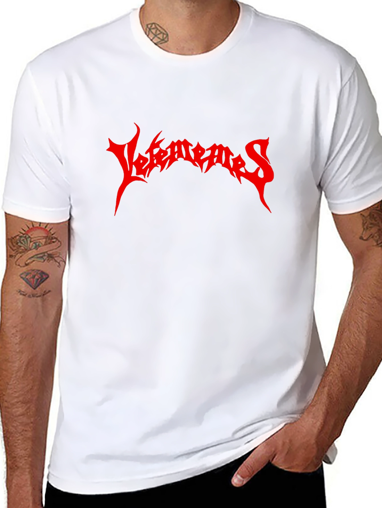 Edgy Vetememes Graphic Tee - Black Cotton T-Shirt