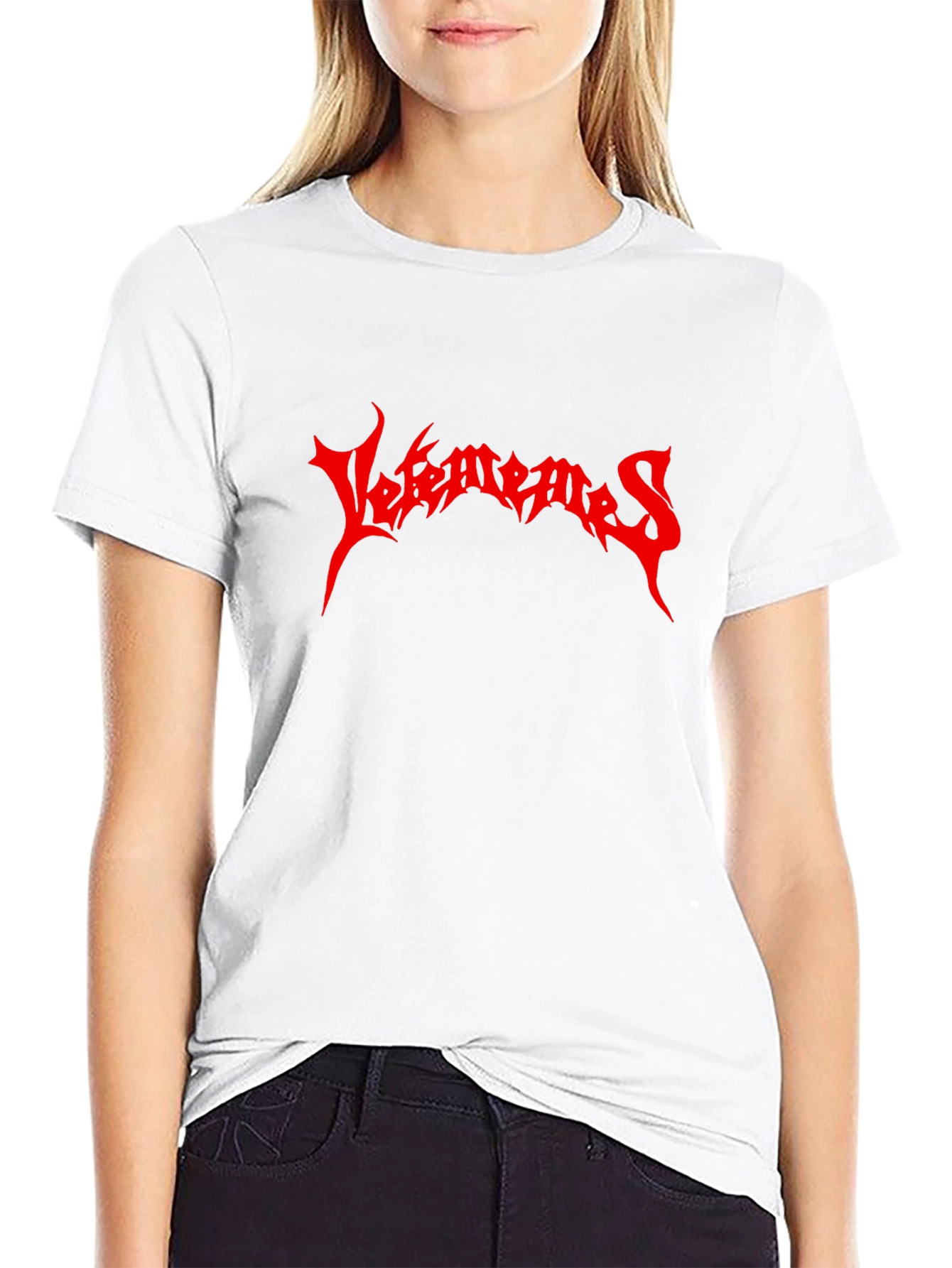 Edgy Vetememes Graphic Tee - Black Cotton T-Shirt