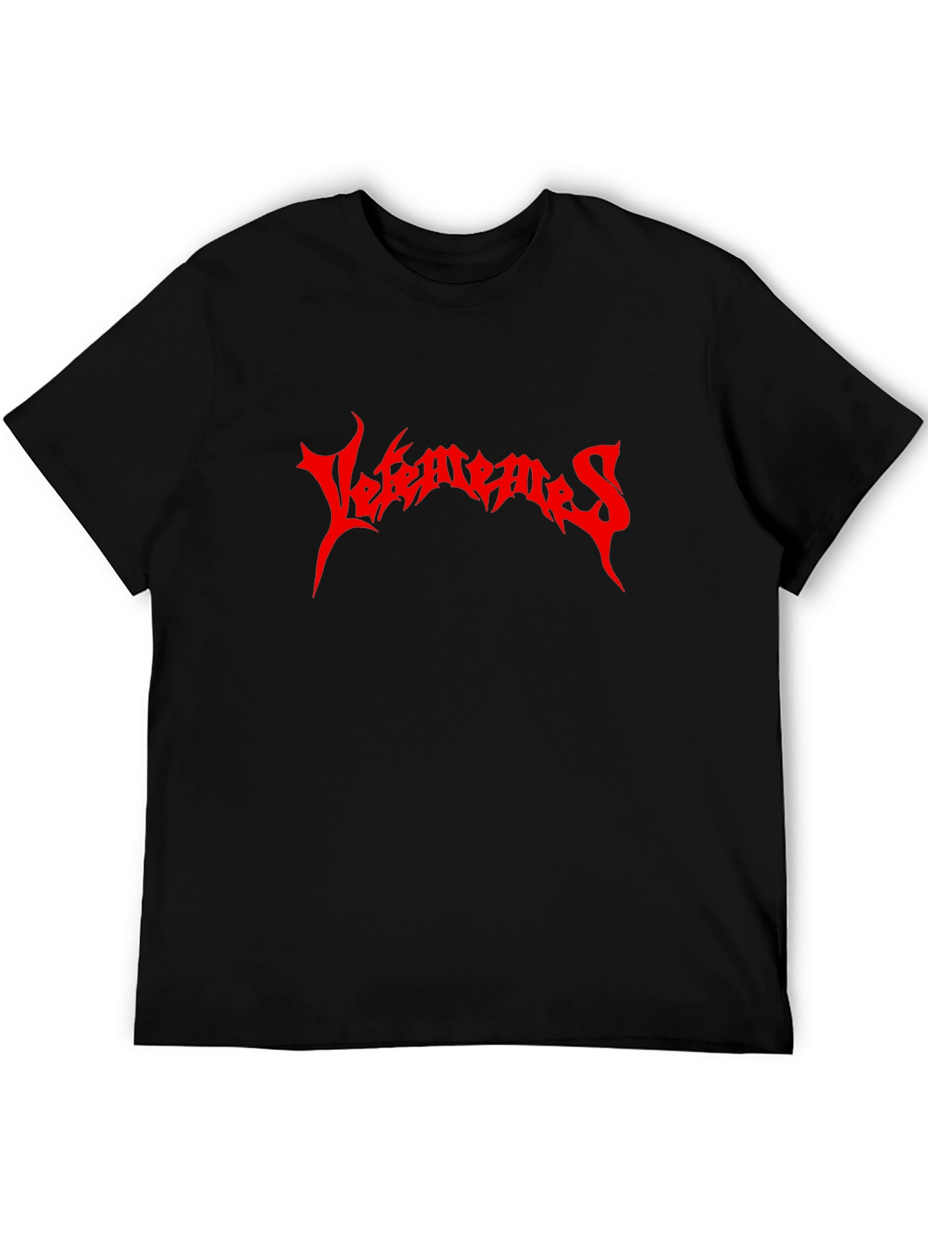 Edgy Vetememes Graphic Tee - Black Cotton T-Shirt