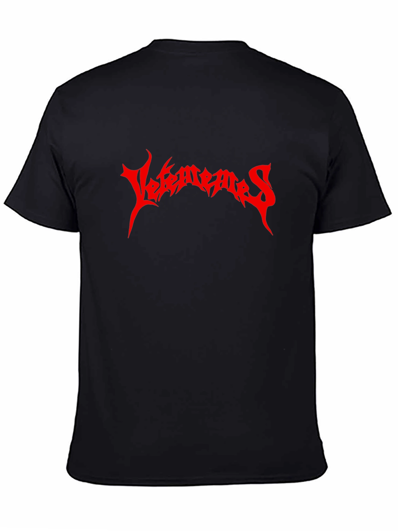 Edgy Vetememes Graphic Tee - Black Cotton T-Shirt