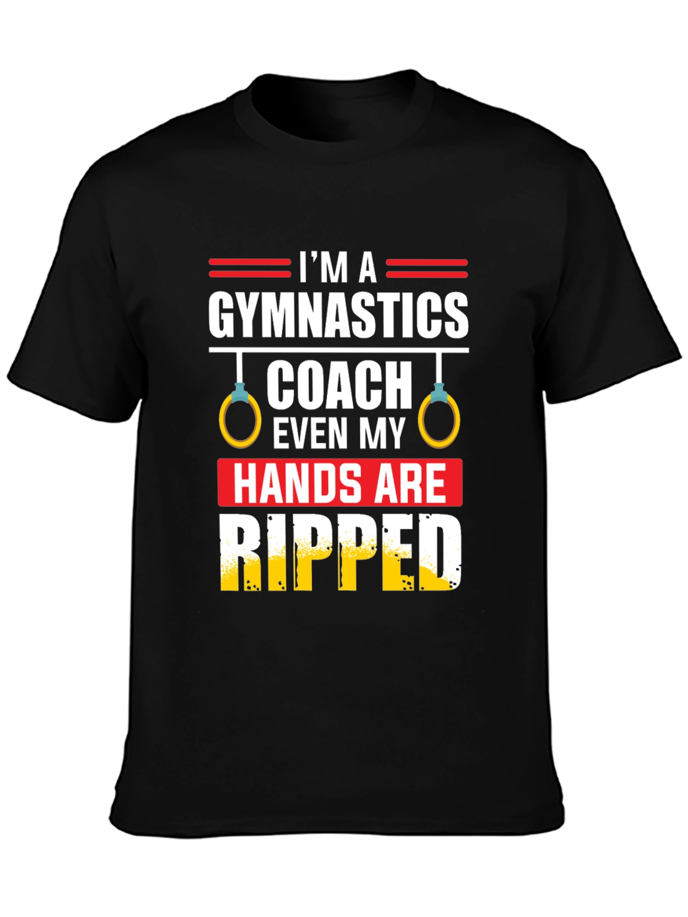 Gymnastics Coach Ripped Hands T-Shirt