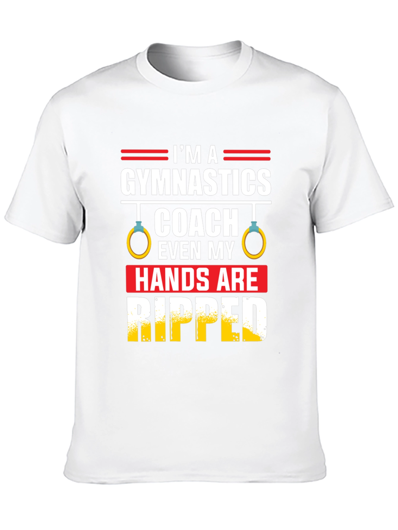 Gymnastics Coach Ripped Hands T-Shirt