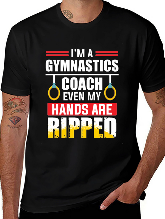 Gymnastics Coach Ripped Hands T-Shirt