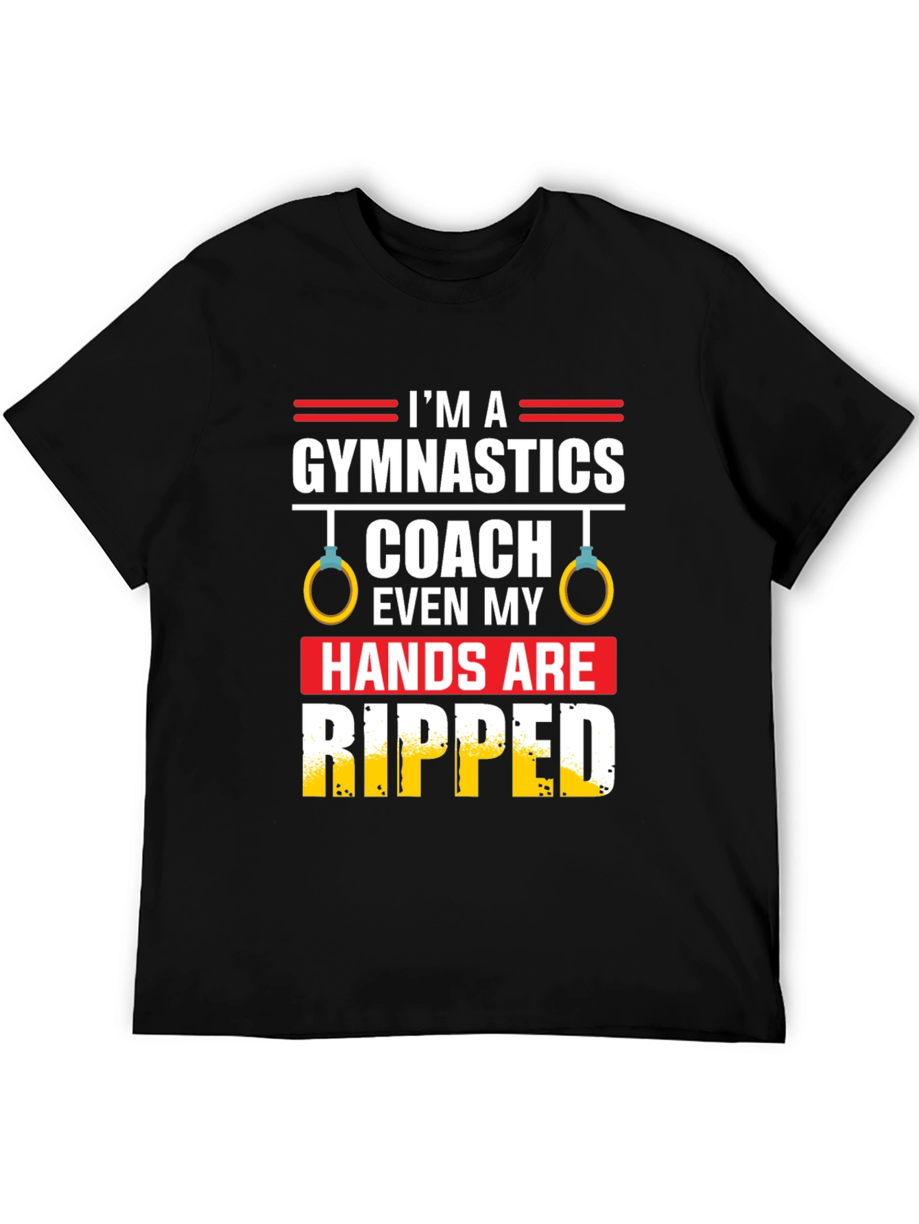 Gymnastics Coach Ripped Hands T-Shirt