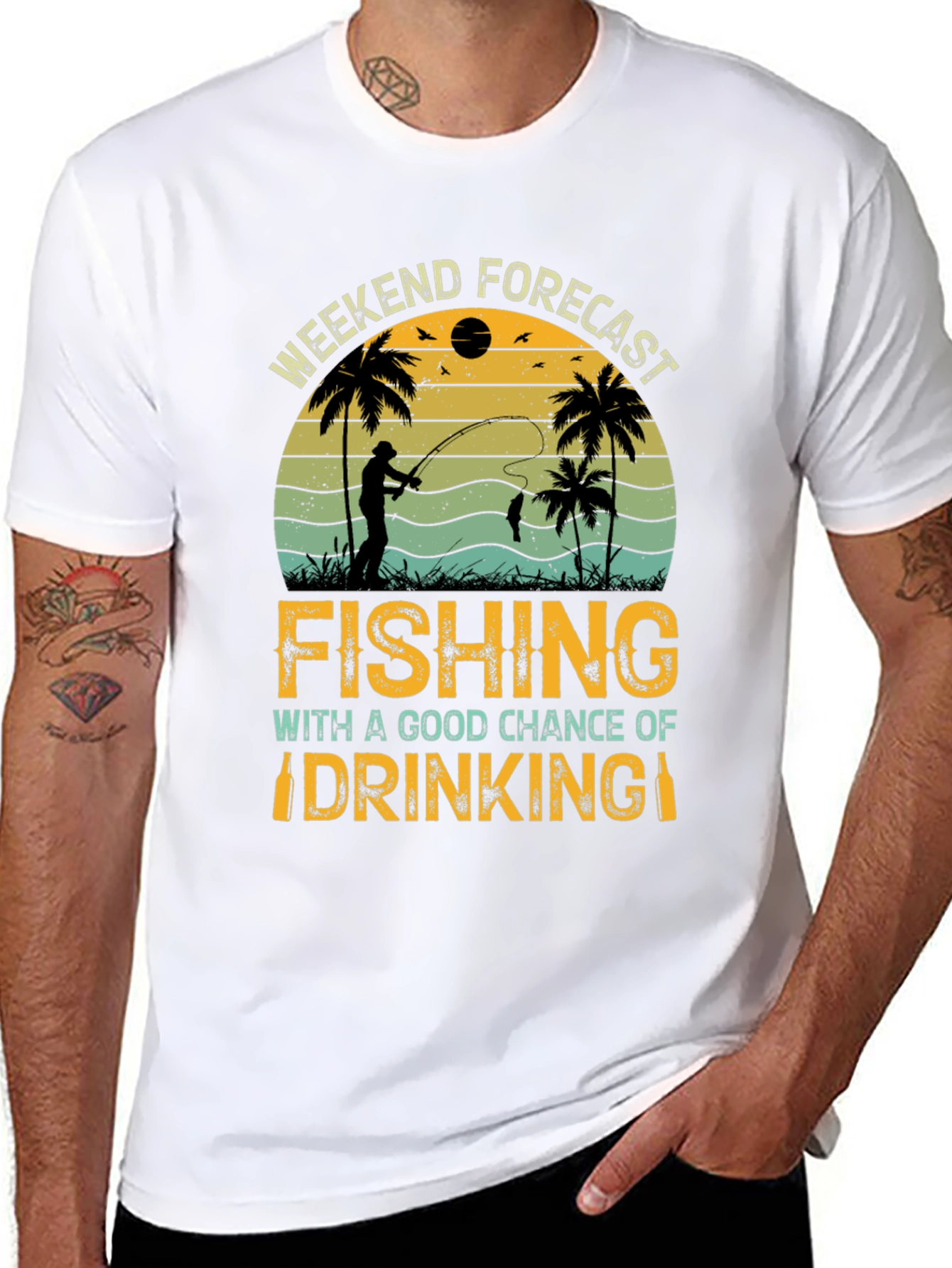 Fishing & Drinking Weekend T-Shirt