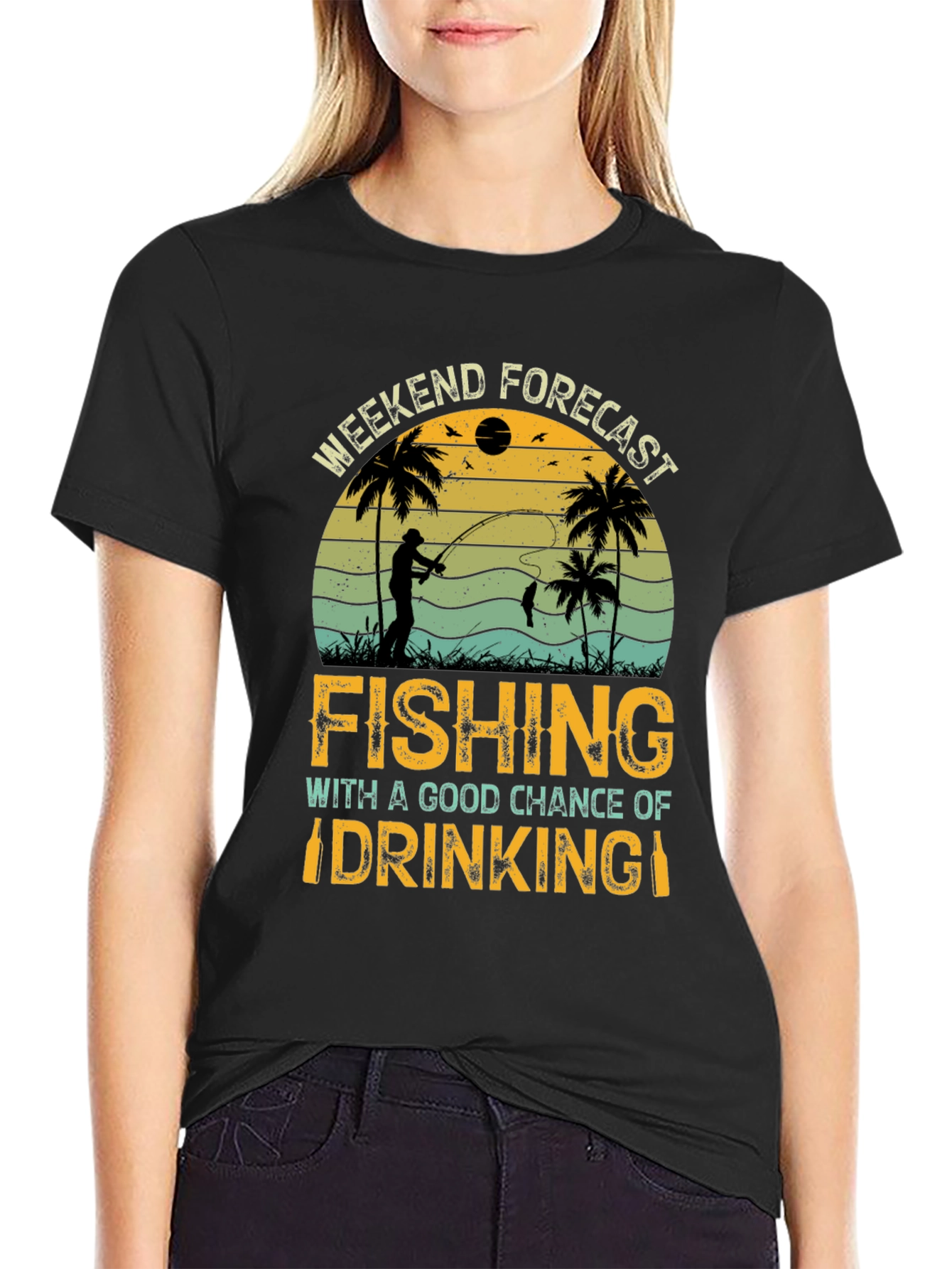 Fishing & Drinking Weekend T-Shirt