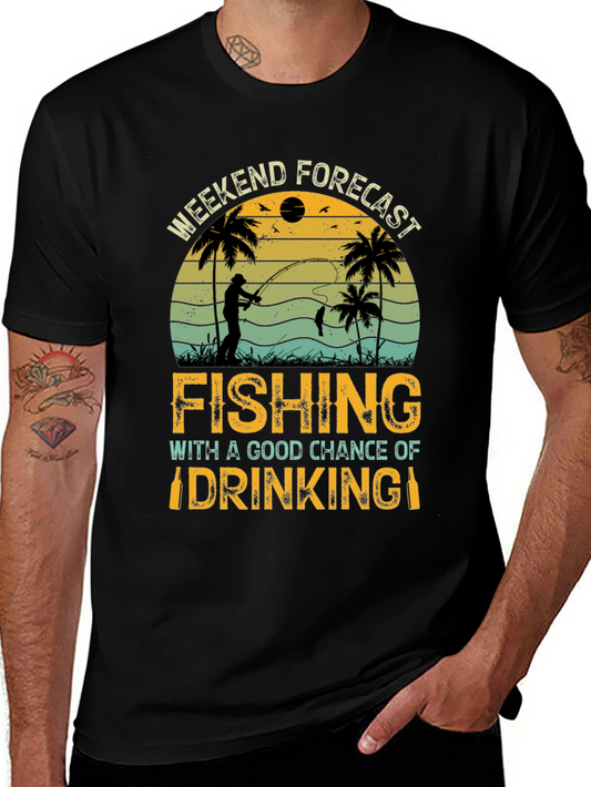 Fishing & Drinking Weekend T-Shirt