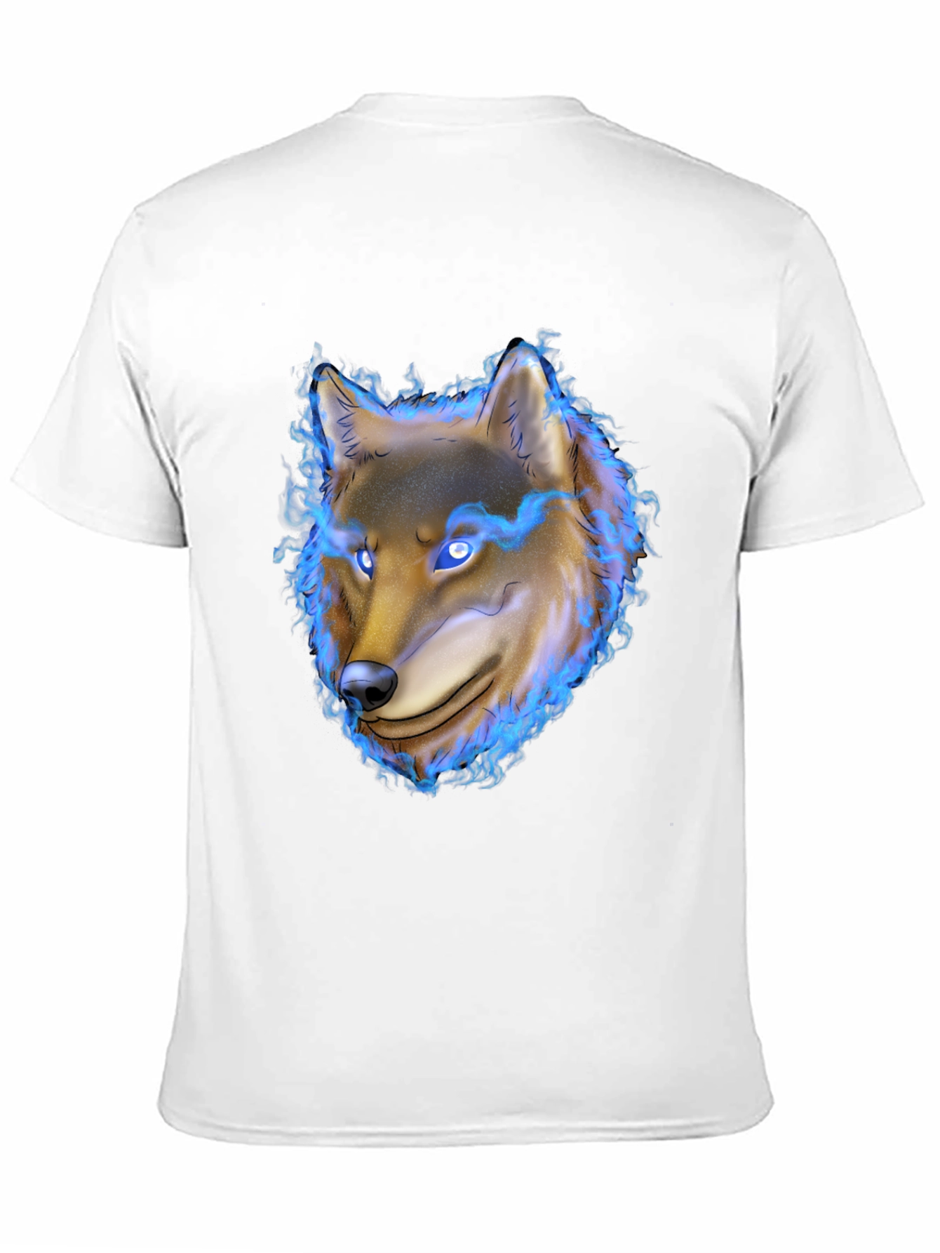 Wolf Head Graphic Tee - Mens Black T-Shirt