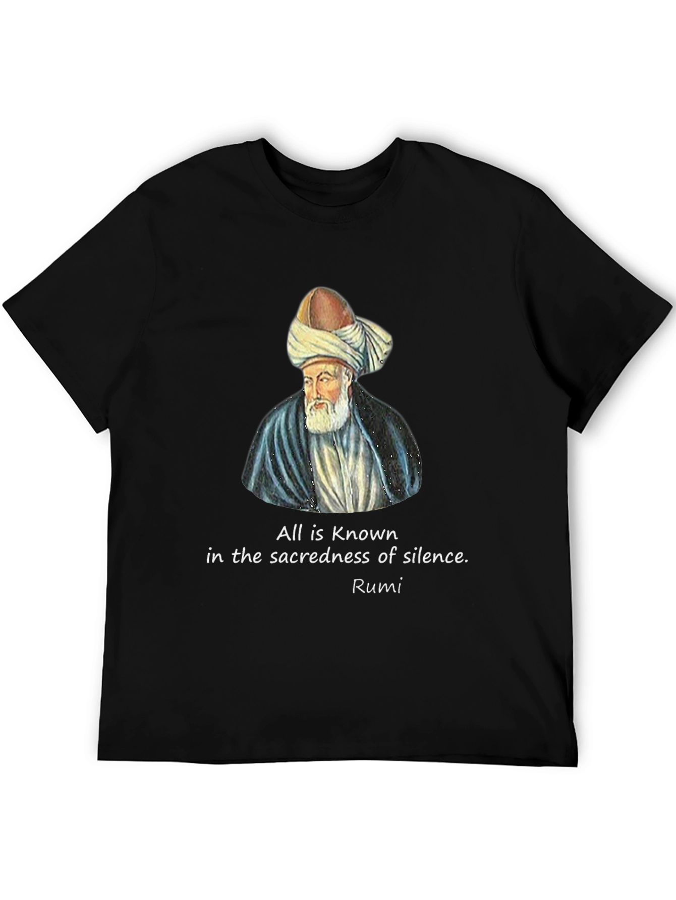 Rumi Quote Black T-Shirt