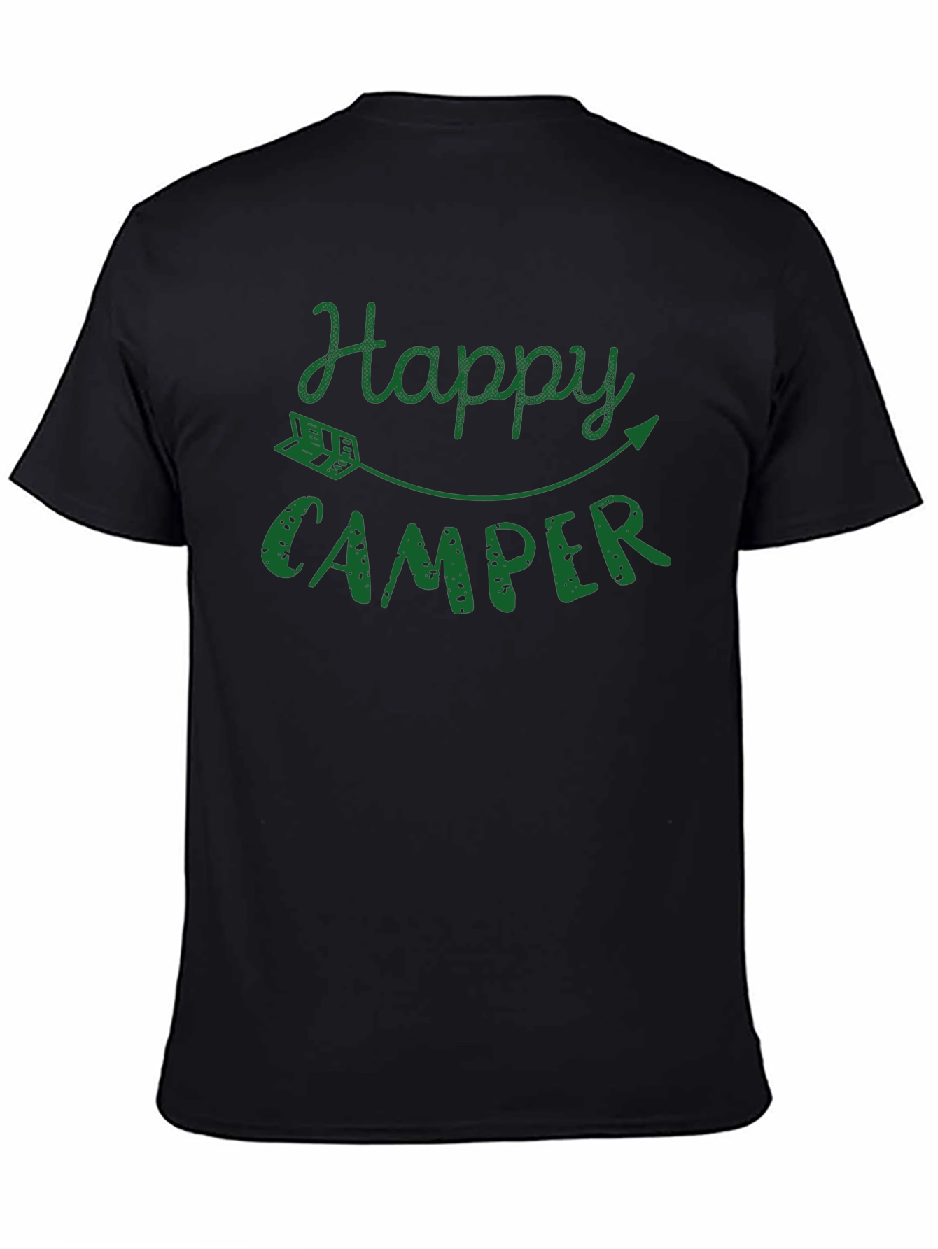 Happy Camper Graphic Tee - Outdoor Adventure Shirt