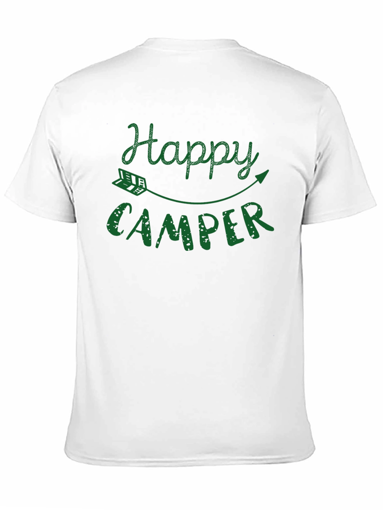 Happy Camper Graphic Tee - Outdoor Adventure Shirt