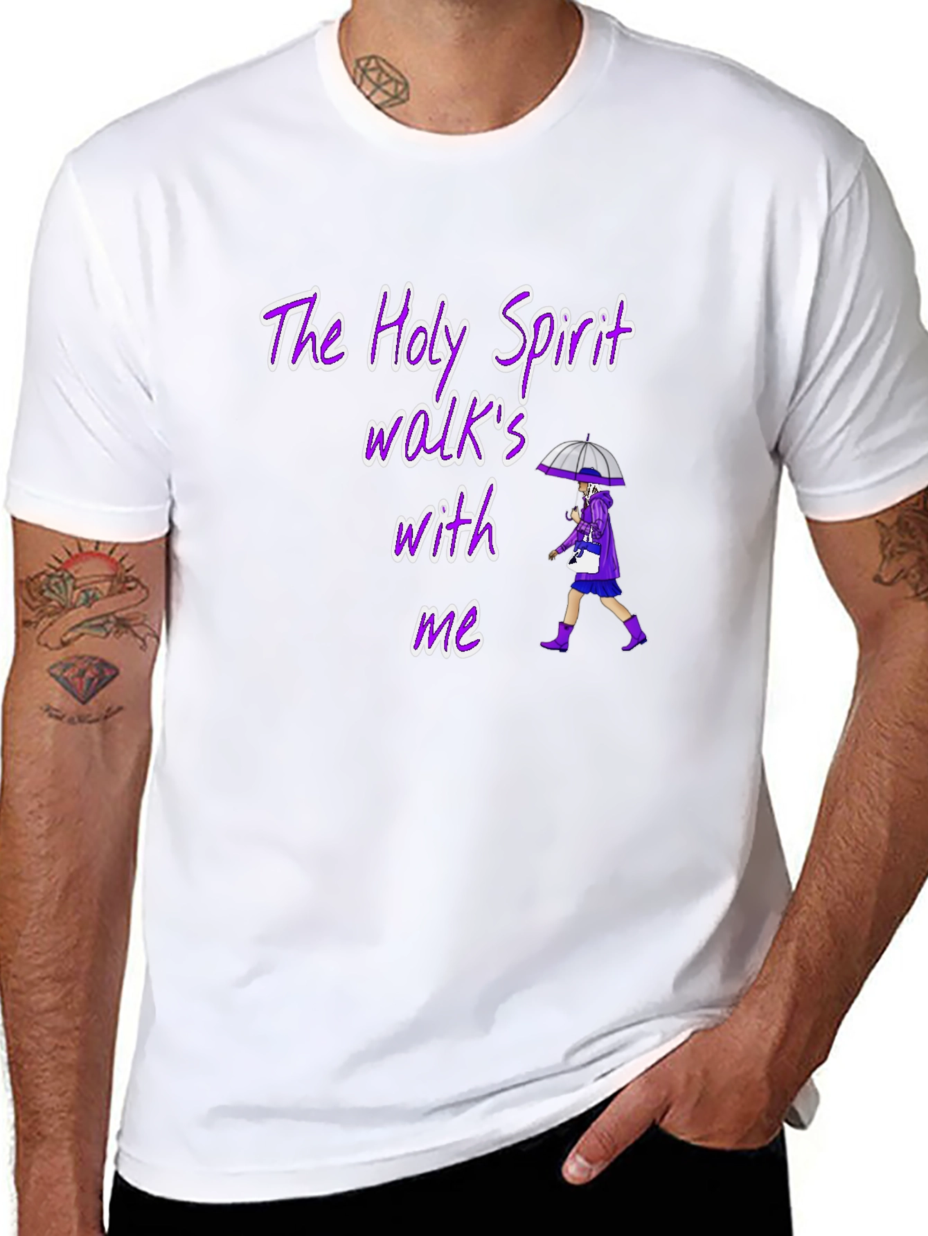 Holy Spirit Walks With Me T-Shirt