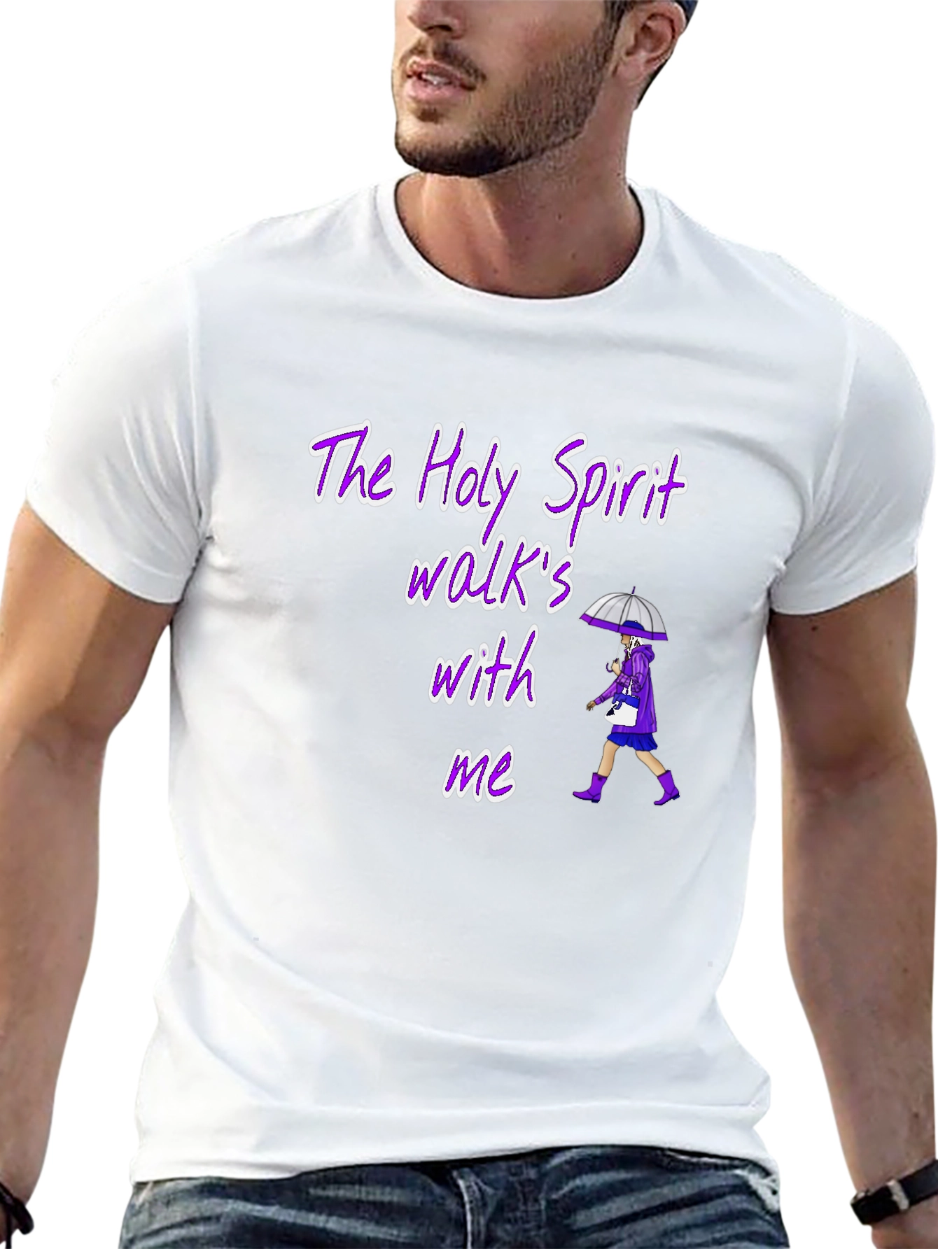 Holy Spirit Walks With Me T-Shirt