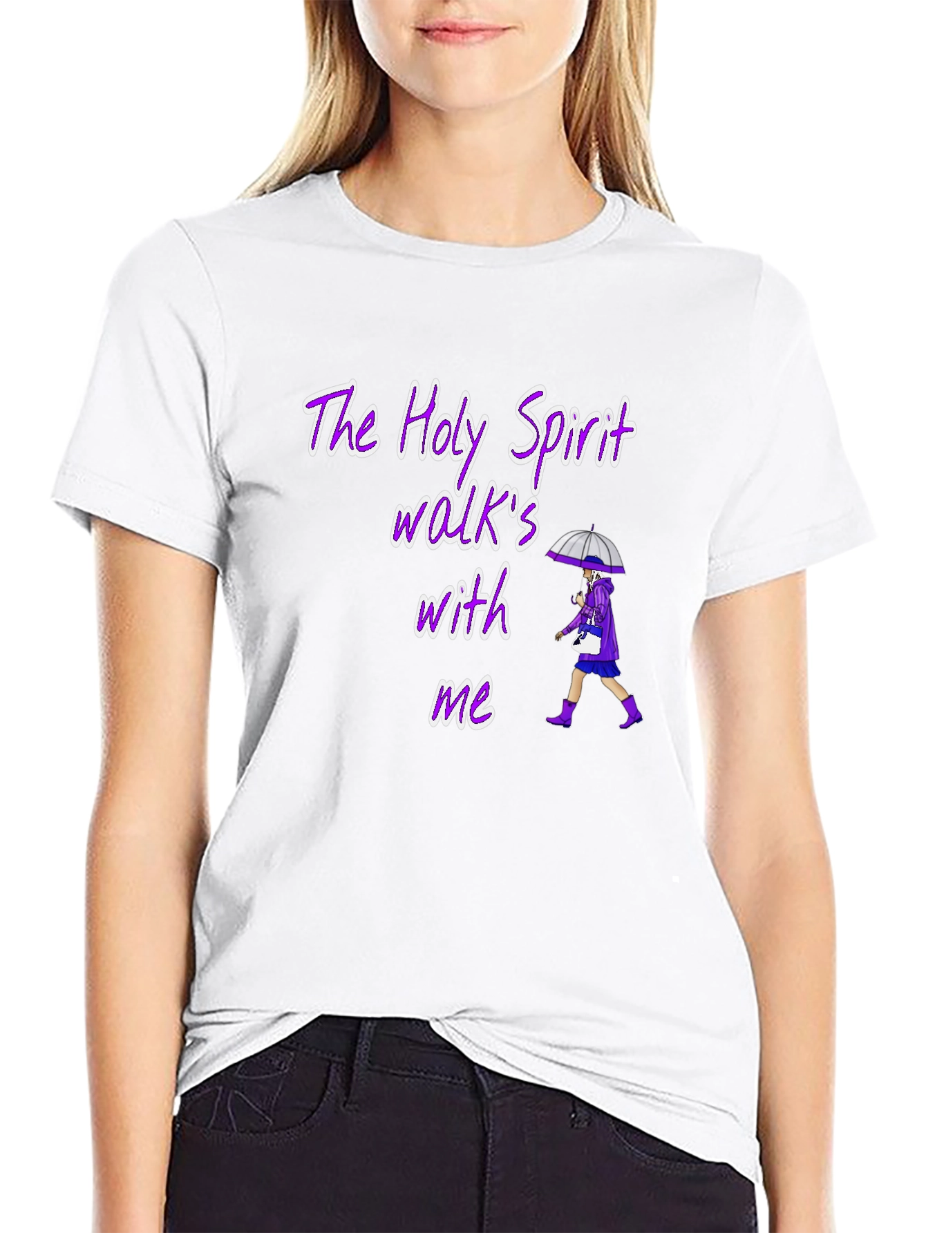 Holy Spirit Walks With Me T-Shirt