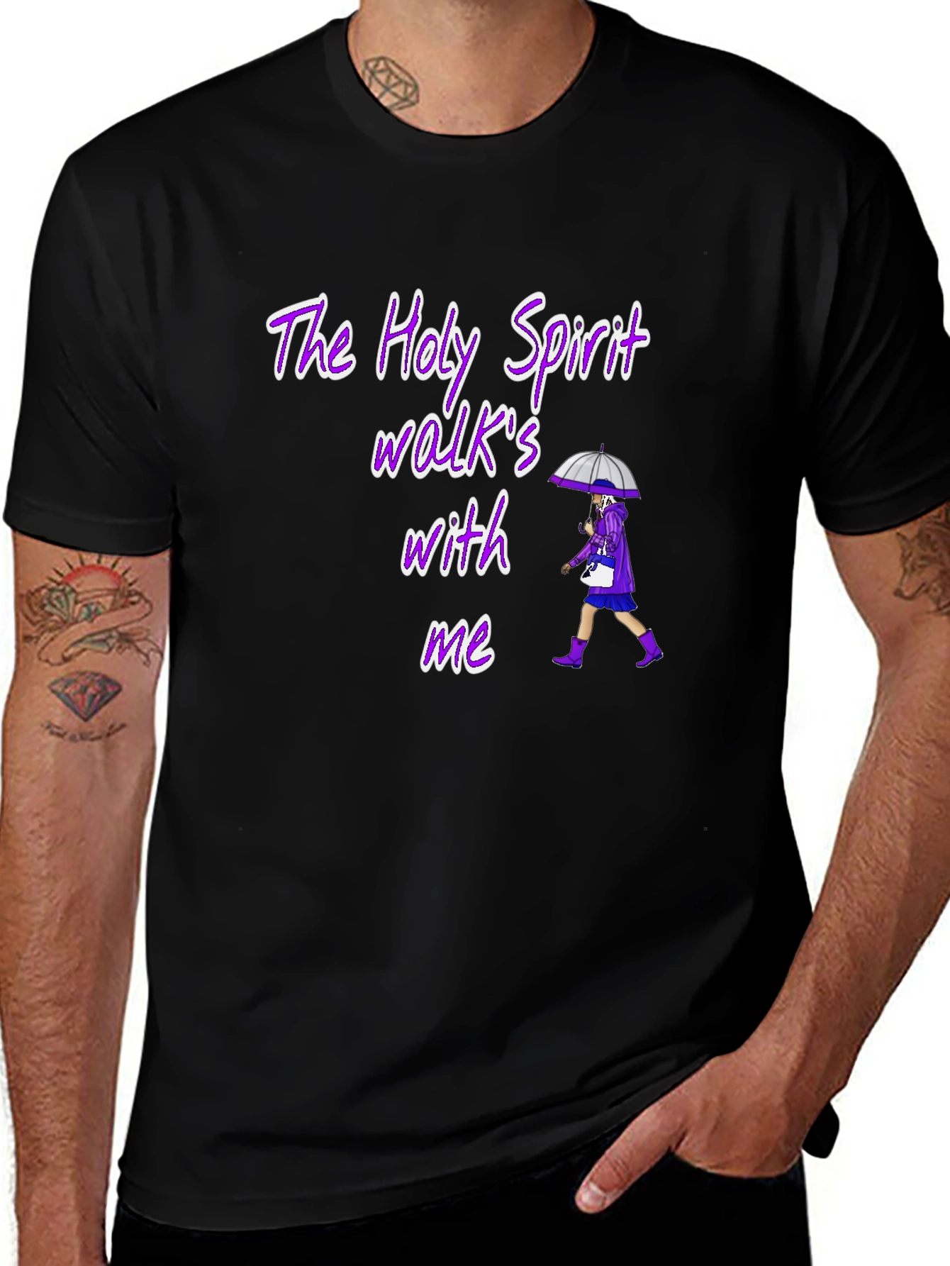 Holy Spirit Walks With Me T-Shirt