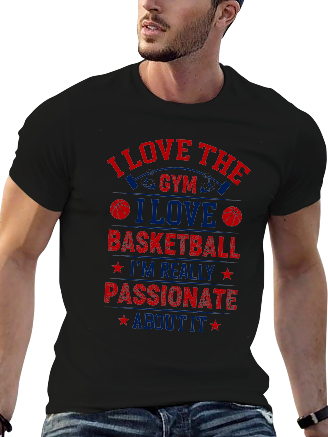 Gym & Basketball Lover Graphic Tee
