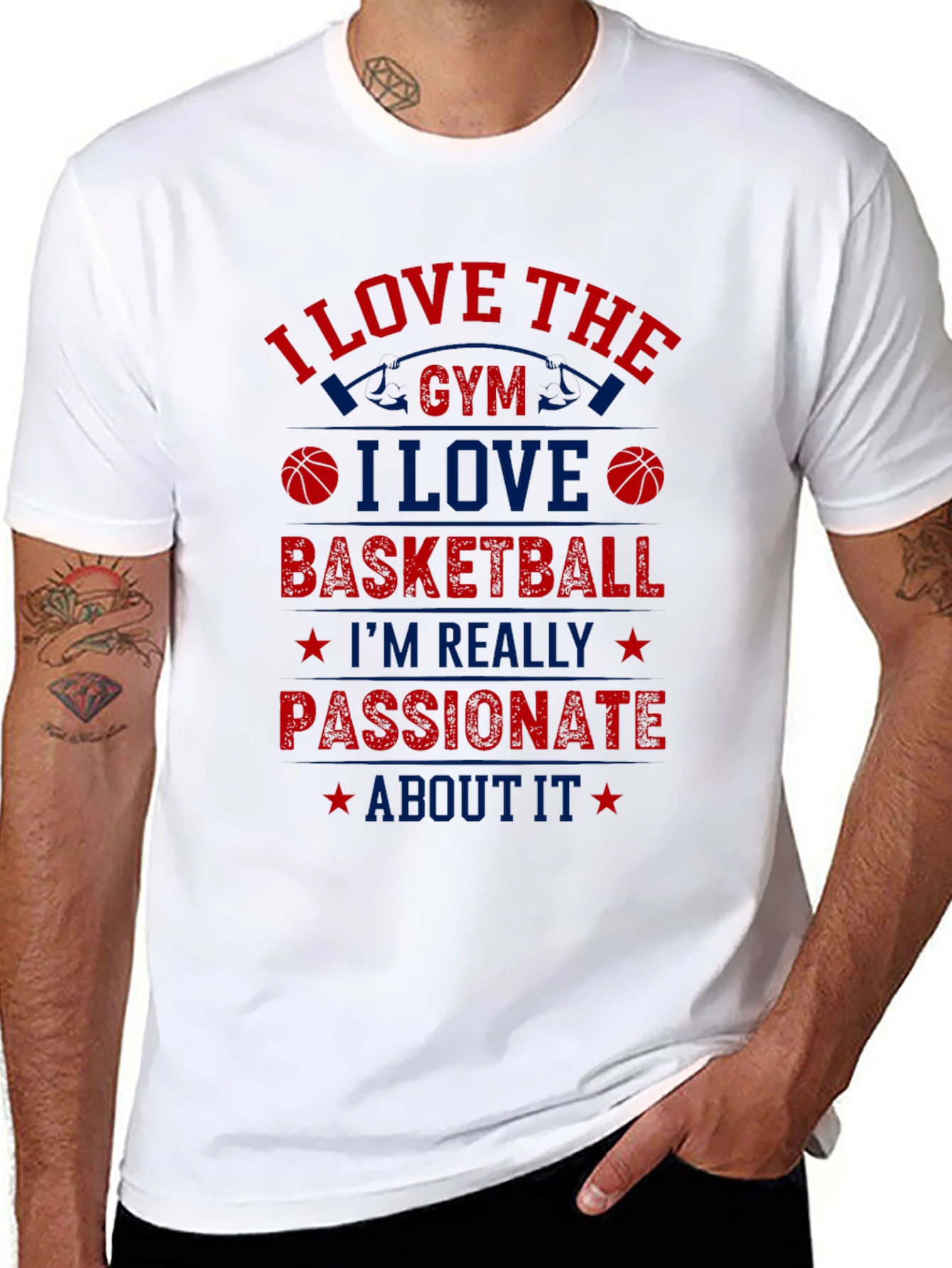 Gym & Basketball Lover Graphic Tee