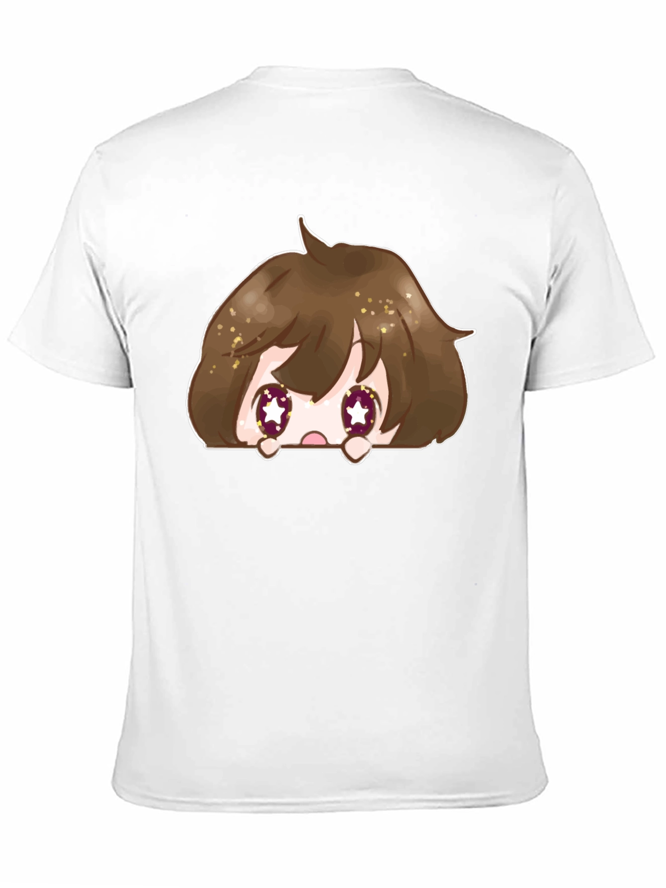 Anime Peek-a-Boo Graphic T-Shirt