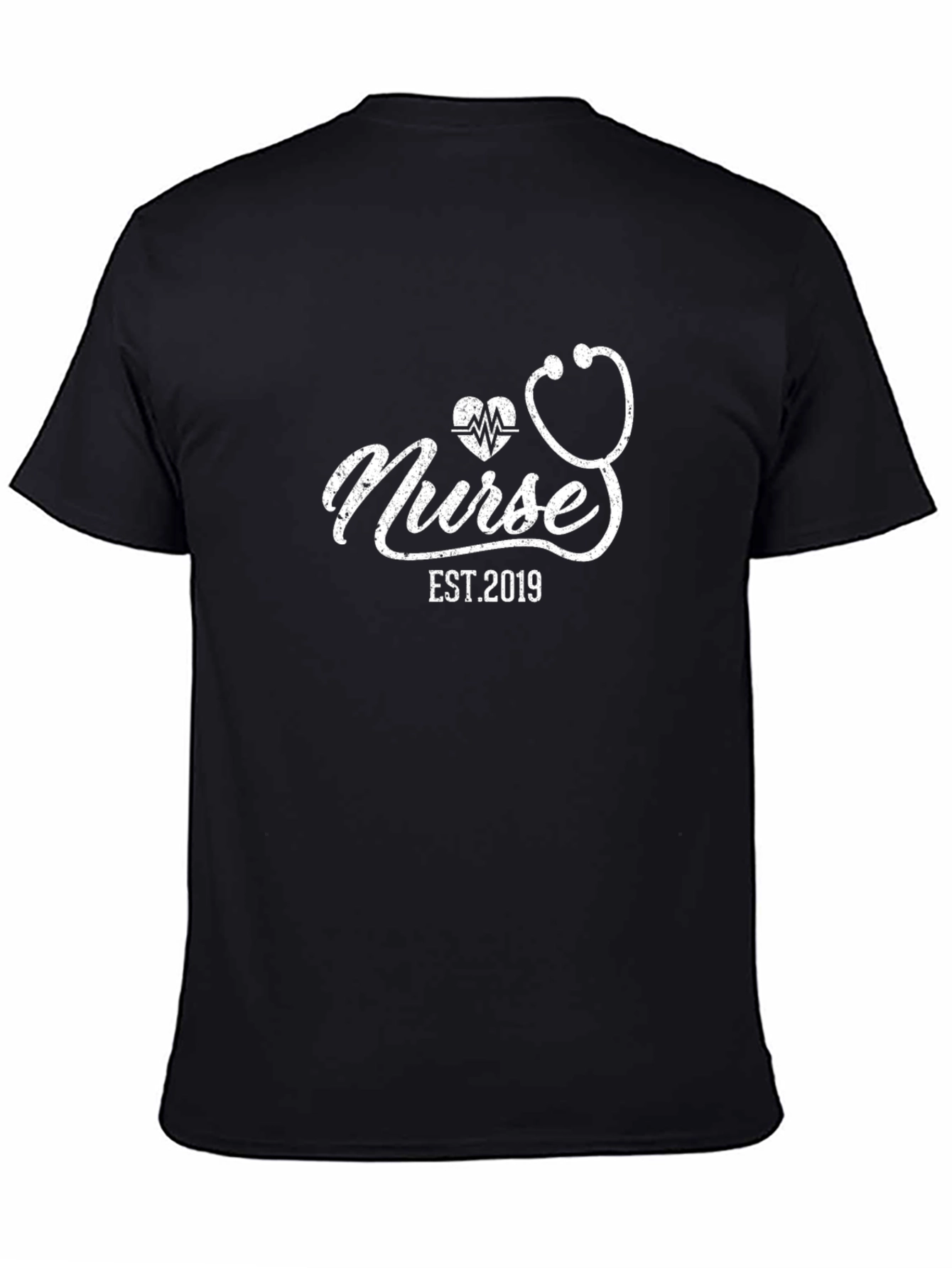 Nurse Est. 2019 Graphic Tee - Medical Professional Shirt