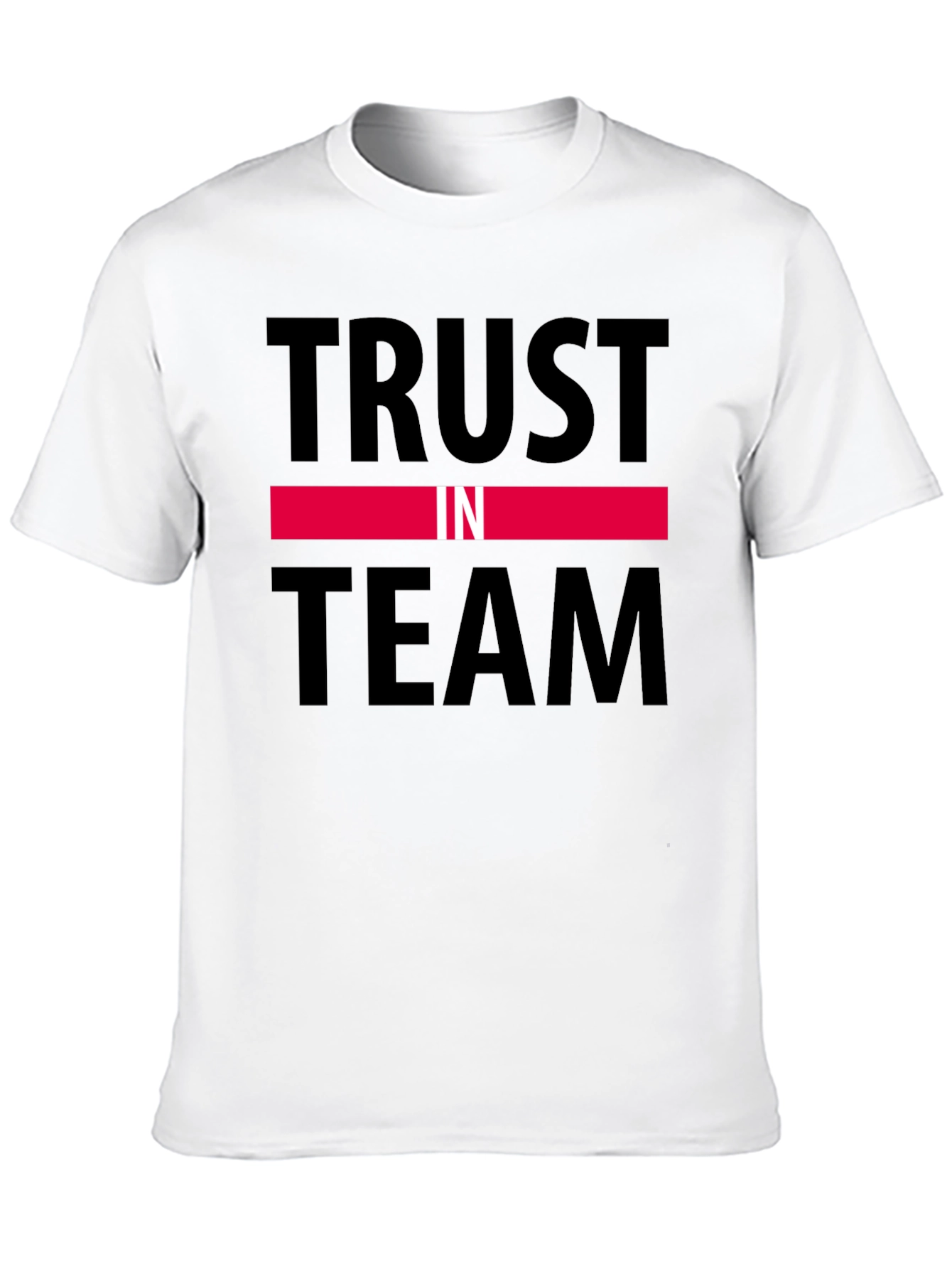 Trust in Team Black Graphic T-Shirt