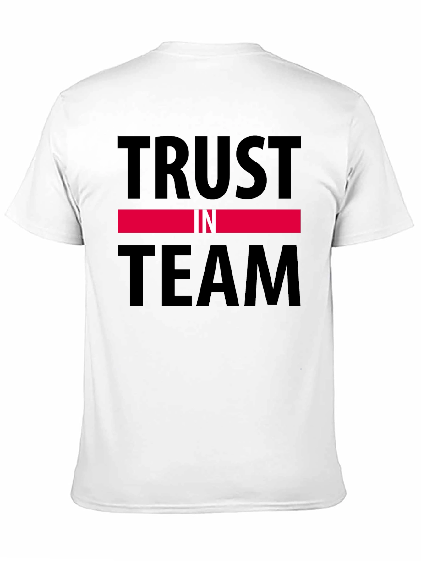 Trust in Team Black Graphic T-Shirt