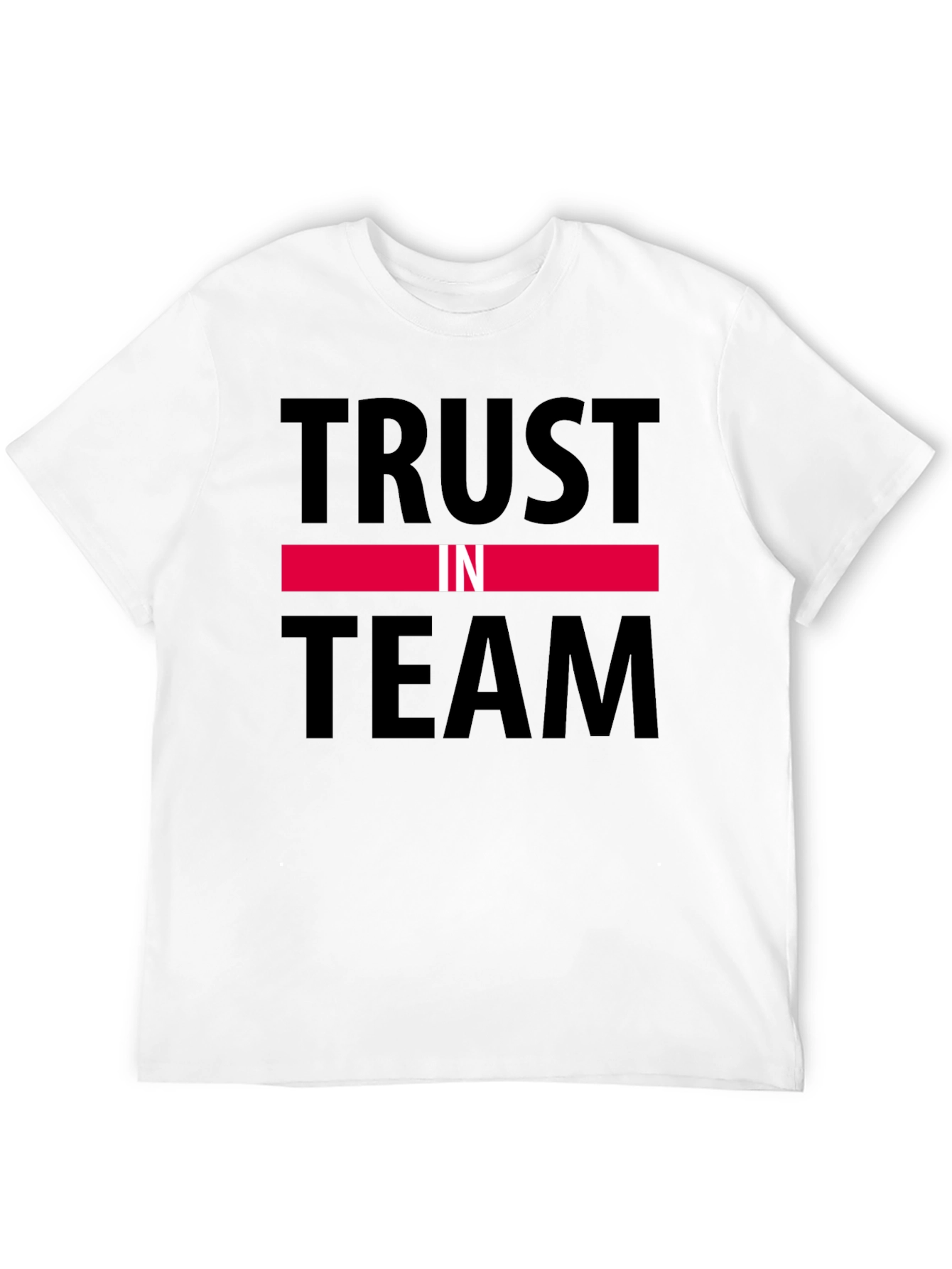 Trust in Team Black Graphic T-Shirt