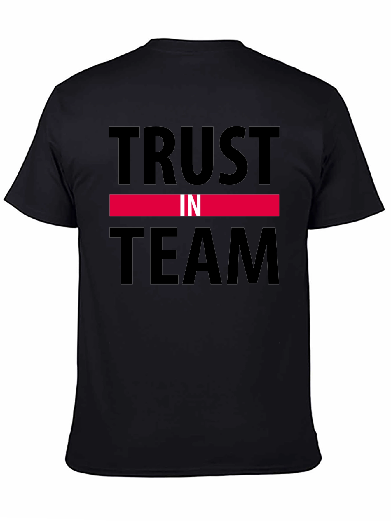 Trust in Team Black Graphic T-Shirt