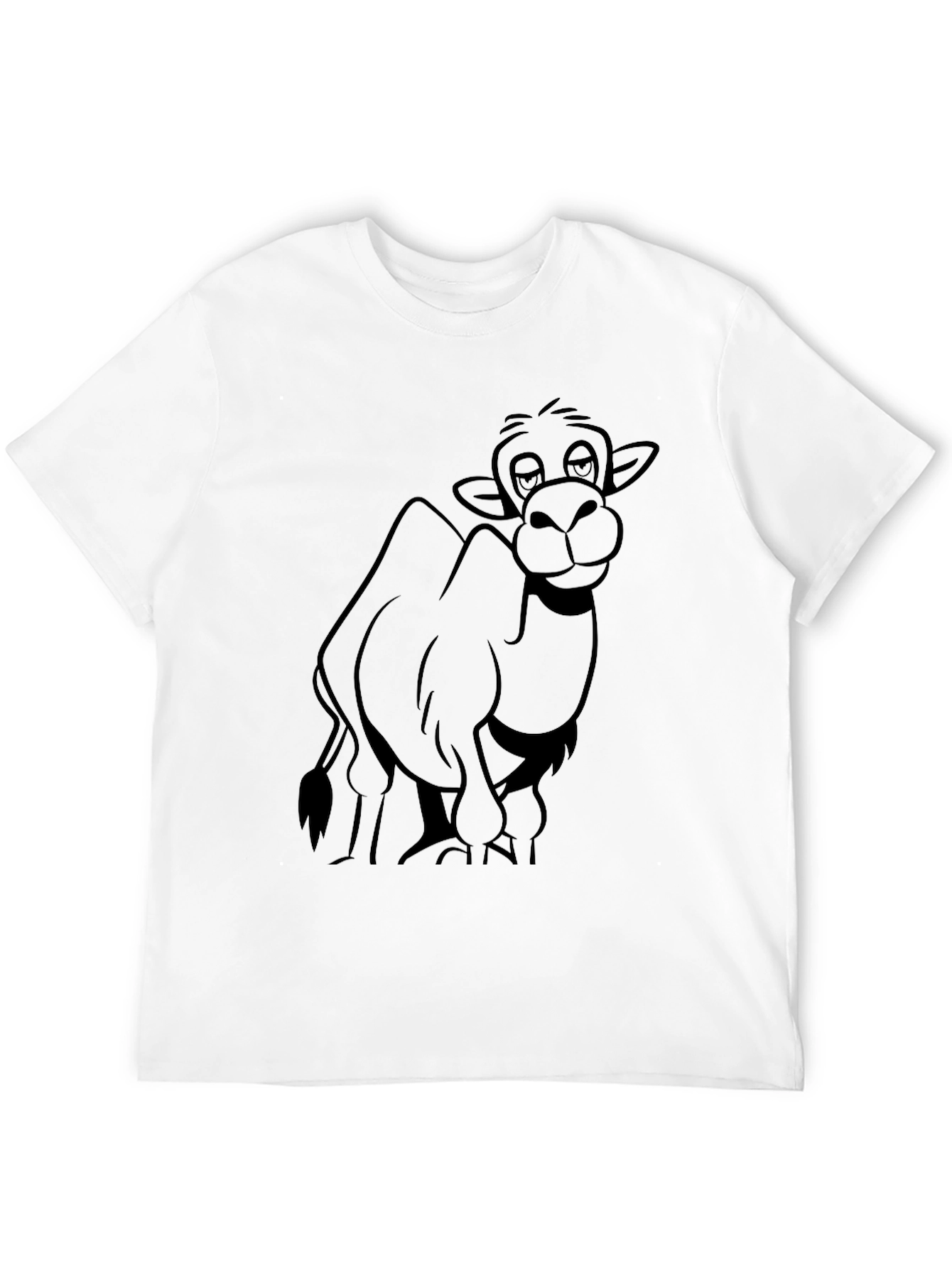 Funny Camel Graphic Tee - Soft Cotton T-Shirt