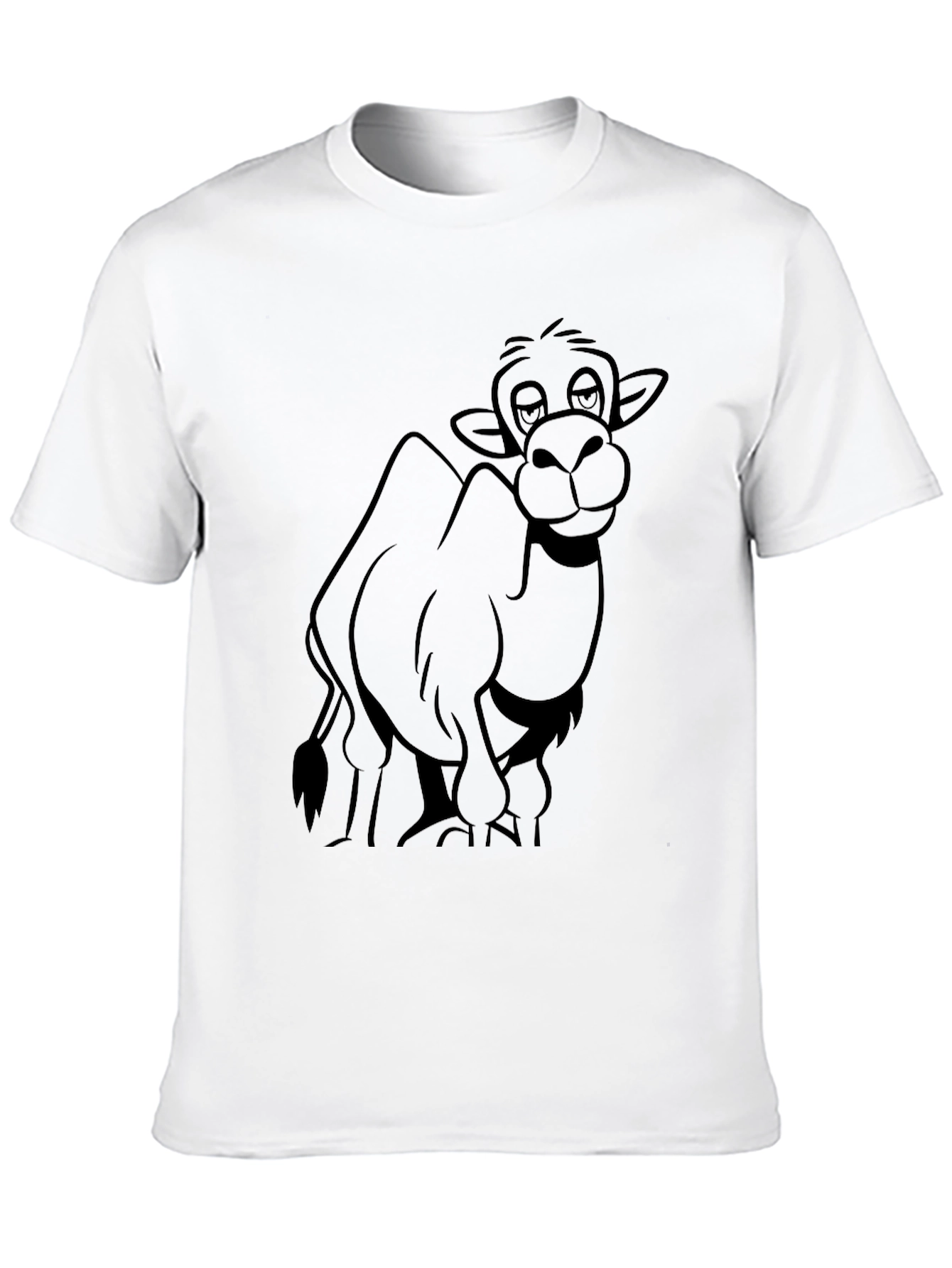Funny Camel Graphic Tee - Soft Cotton T-Shirt
