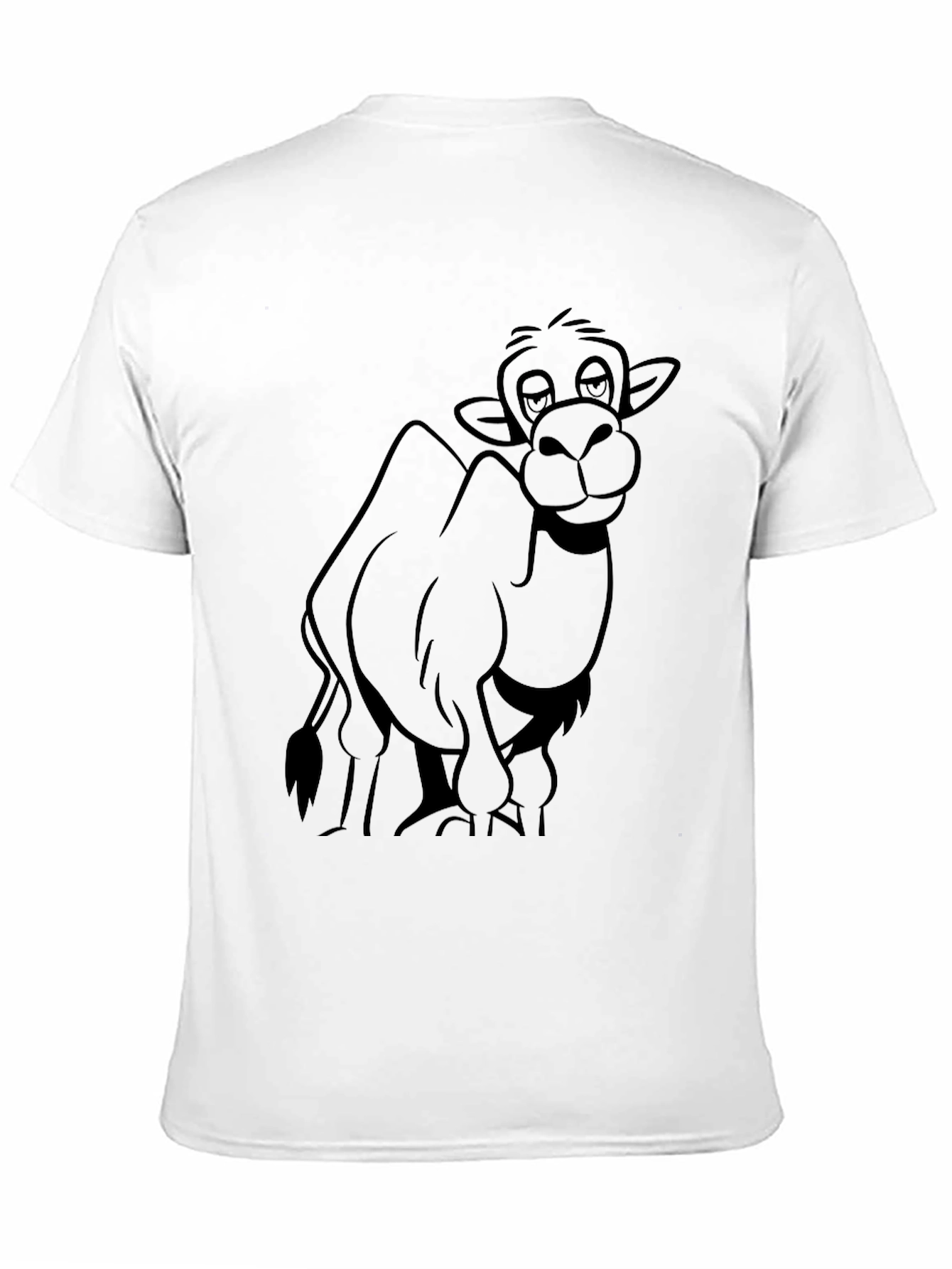 Funny Camel Graphic Tee - Soft Cotton T-Shirt