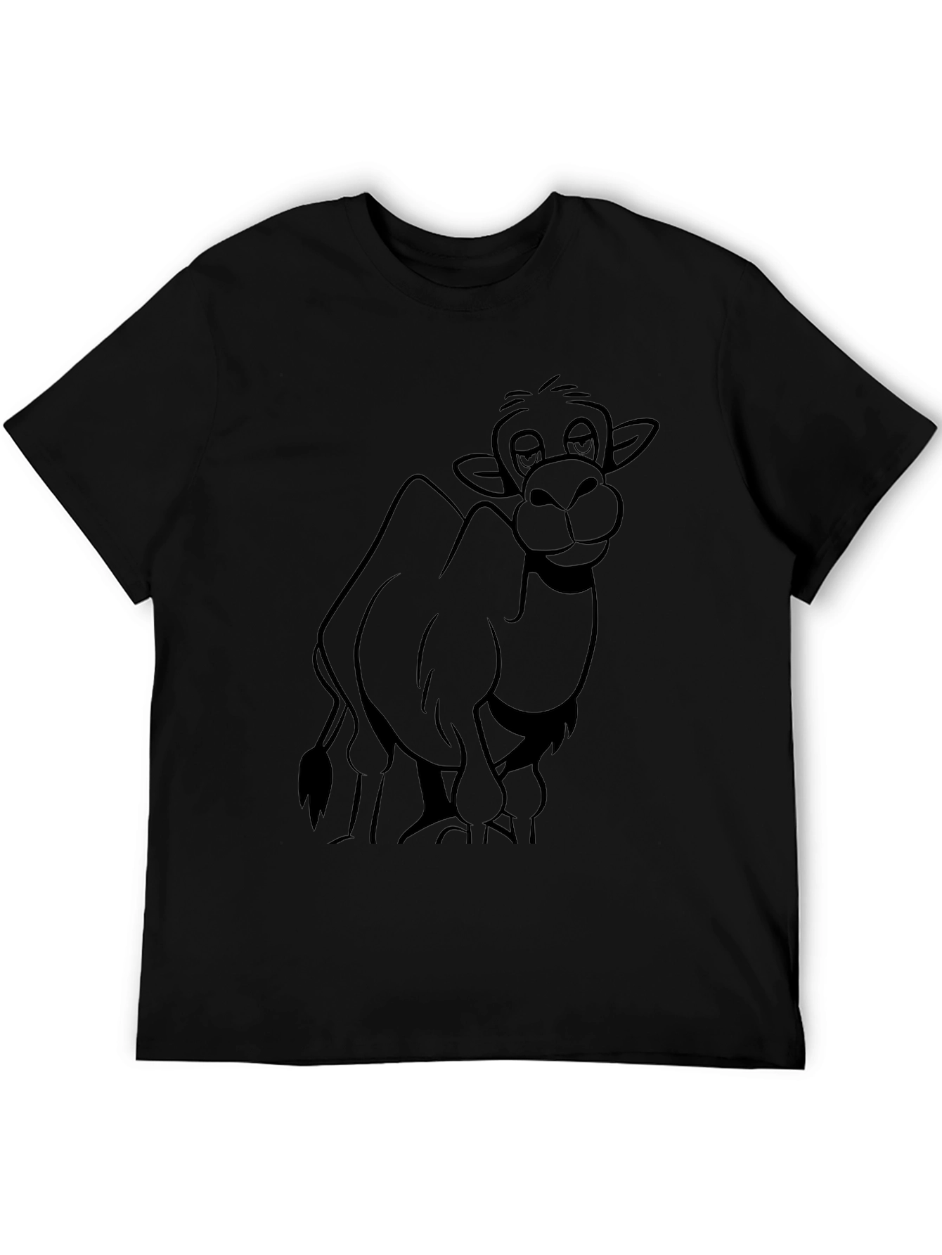 Funny Camel Graphic Tee - Soft Cotton T-Shirt