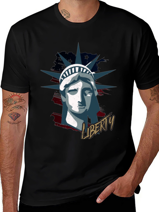 Statue of Liberty Graphic Print Tee