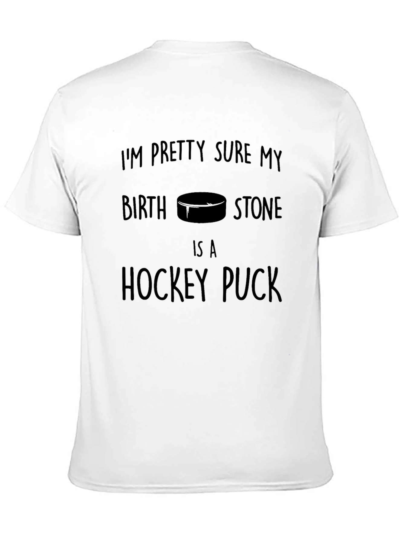 Hockey Puck Birthstone Graphic Tee