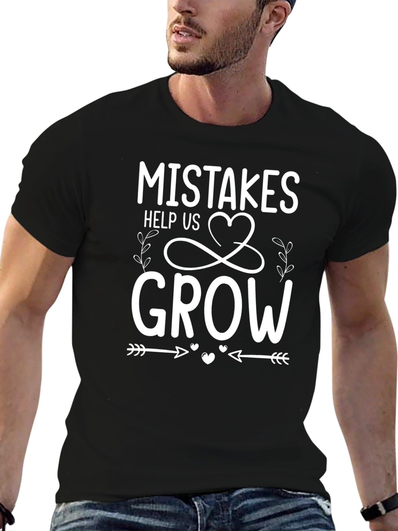 Mistakes Help Us Grow Graphic T-Shirt