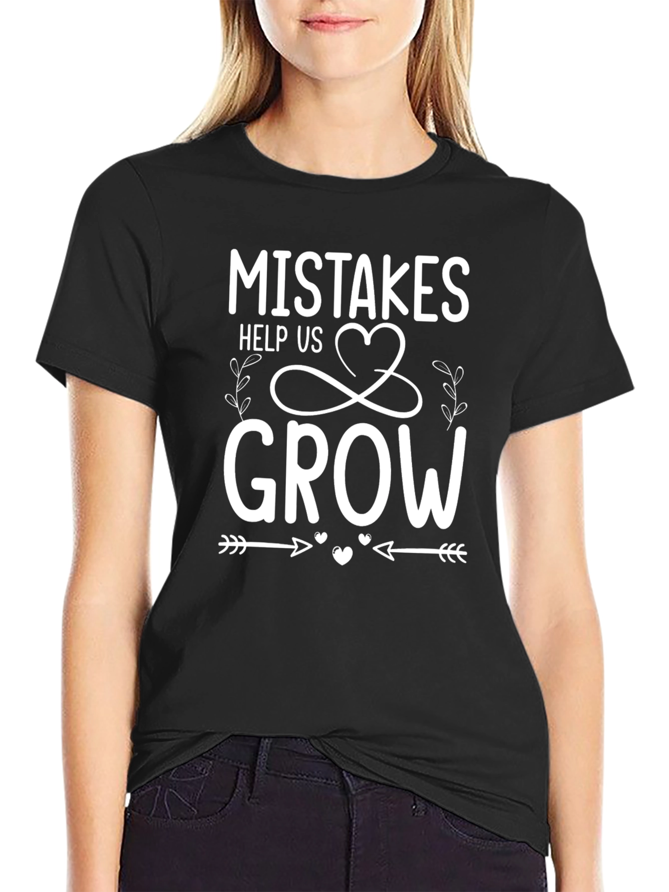 Mistakes Help Us Grow Graphic T-Shirt