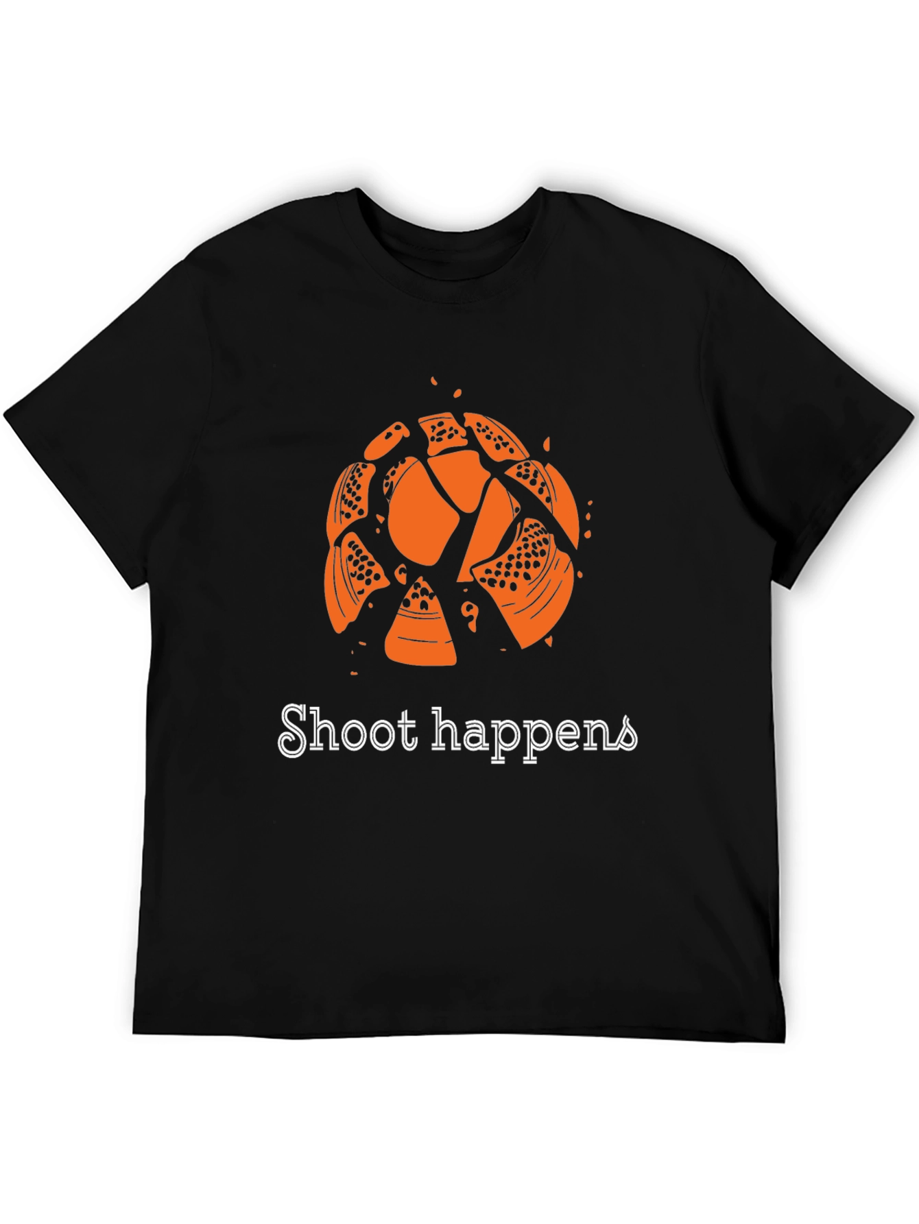 Shoot Happens T-Shirt - Clay Target Shooting Tee